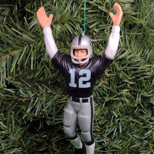 Ken Stabler OAKLAND/ Los Angeles RAIDERS Christmas Ornament Gift NFL Football Figure