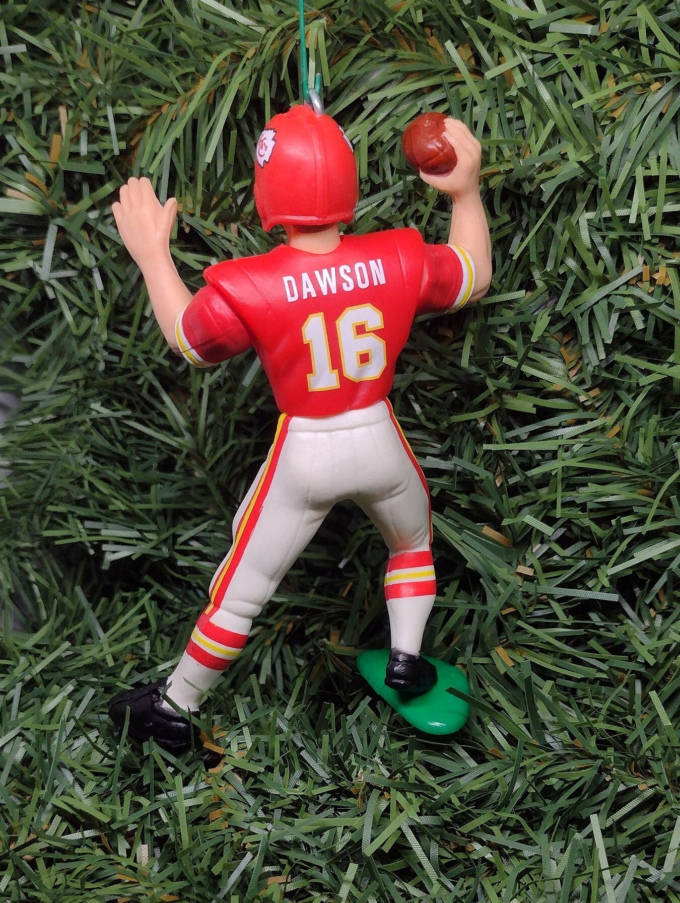 Len Dawson KANSAS CITY CHIEFS Christmas tree ornament xmas nfl football figure unique gift