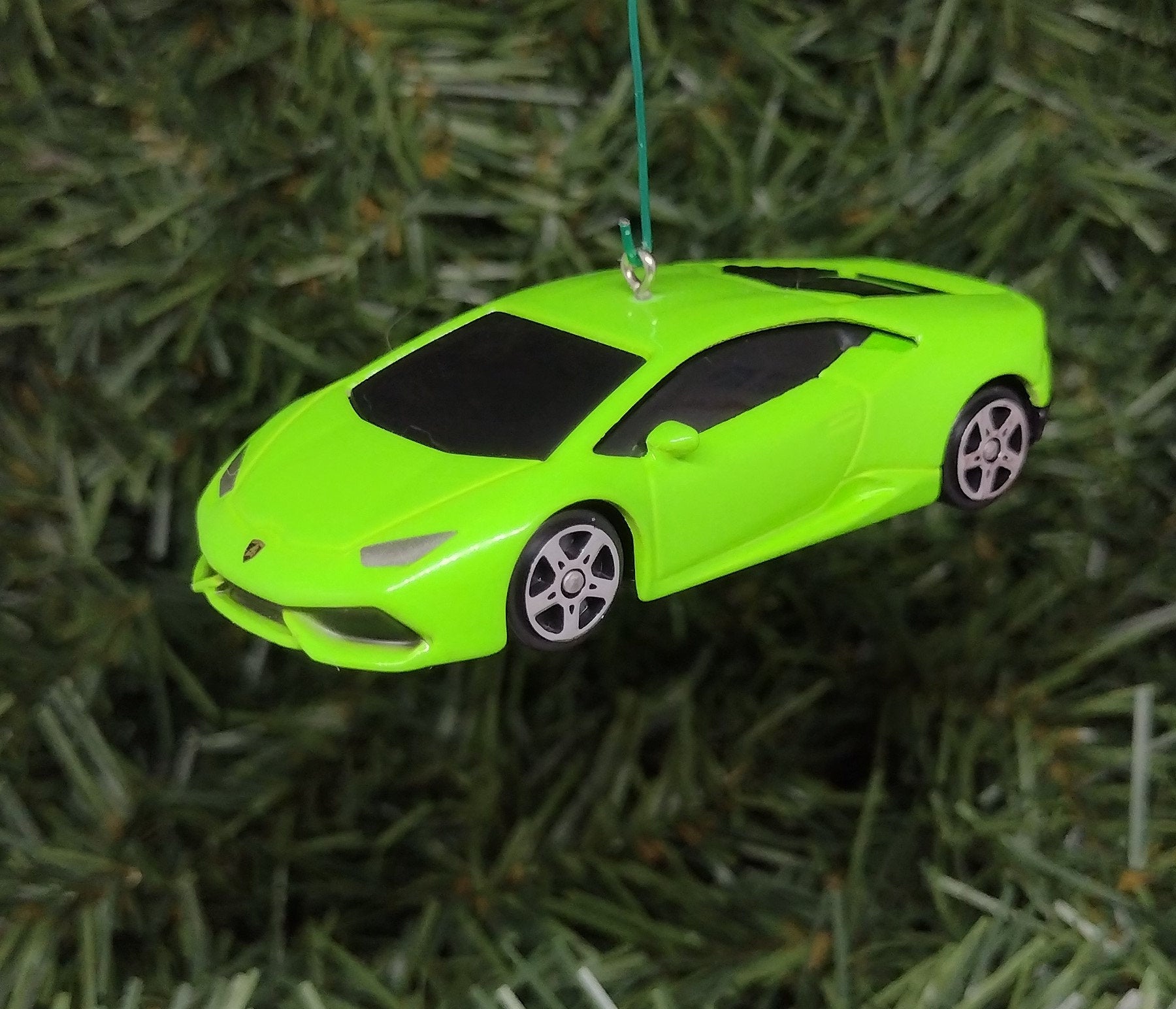 Lamborghini Ornament Huracan Christmas tree decoration fun automotive gift for car enthusiast or man cave tree Lambo