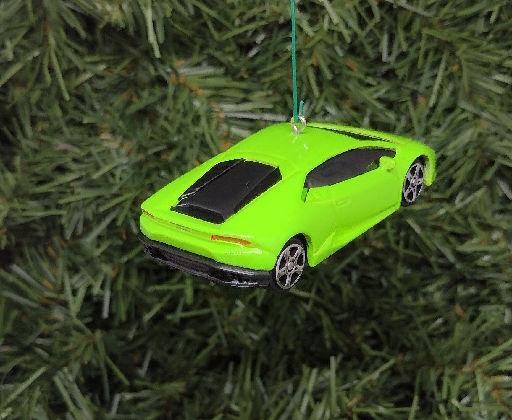 Lamborghini Ornament Huracan Christmas tree decoration fun automotive gift for car enthusiast or man cave tree Lambo