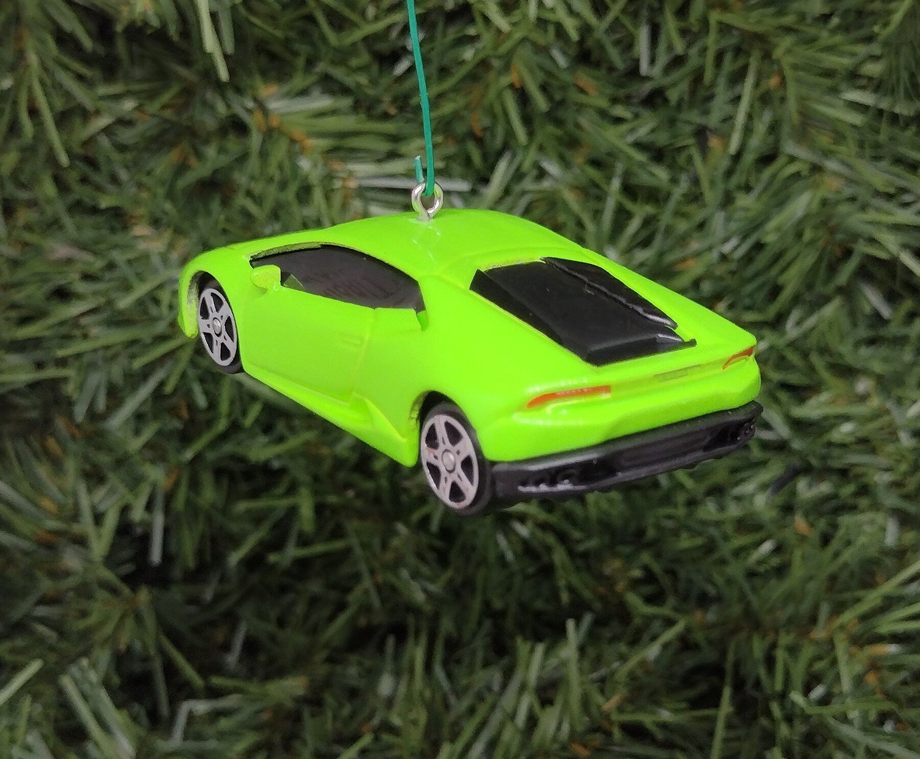 Lamborghini Ornament Huracan Christmas tree decoration fun automotive gift for car enthusiast or man cave tree Lambo