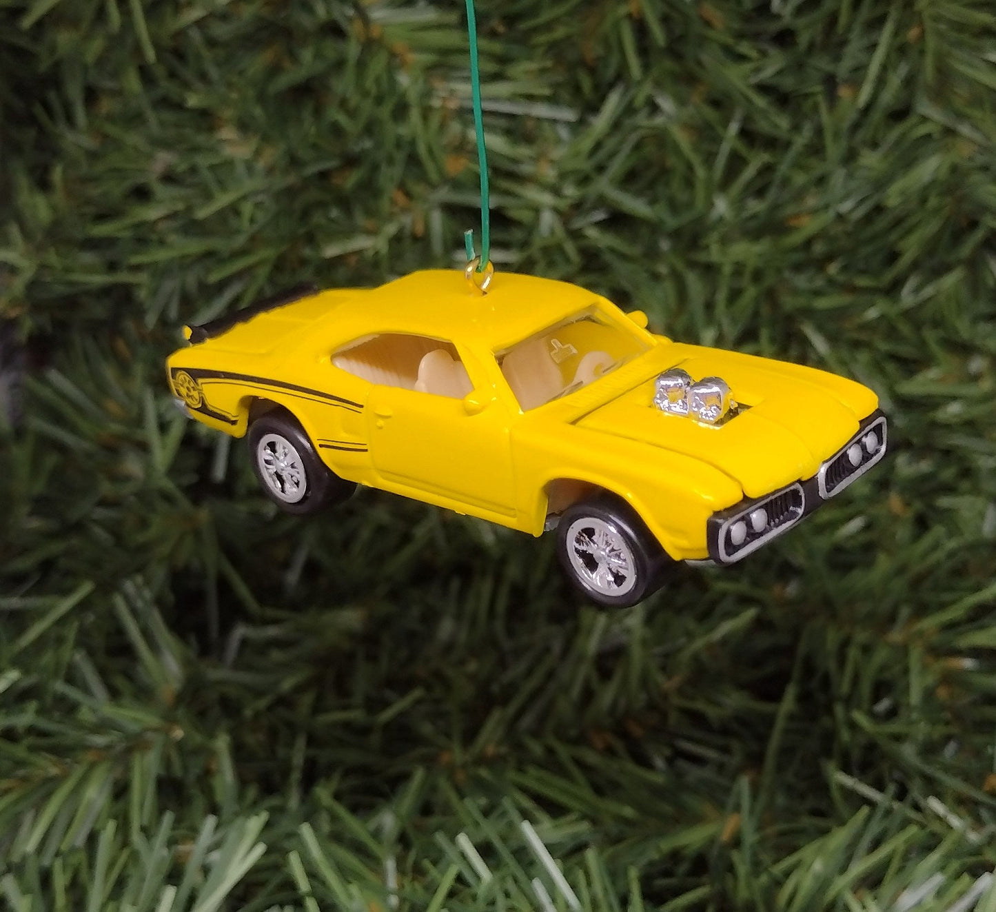 Dodge Super Bee Ornament 1970 Mopar Christmas tree decoration fun automotive gift for car enthusiast or man cave tree