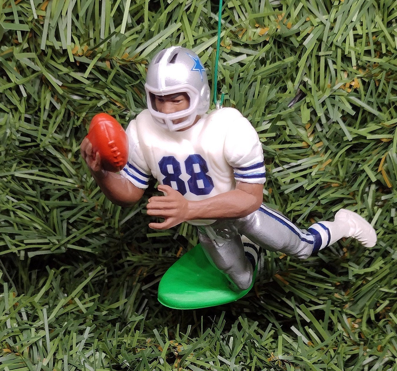 Michael Irvin Dallas Cowboys Christmas Ornament NFL Football Figure Unique Gift Idea Xmas Tree Decoration