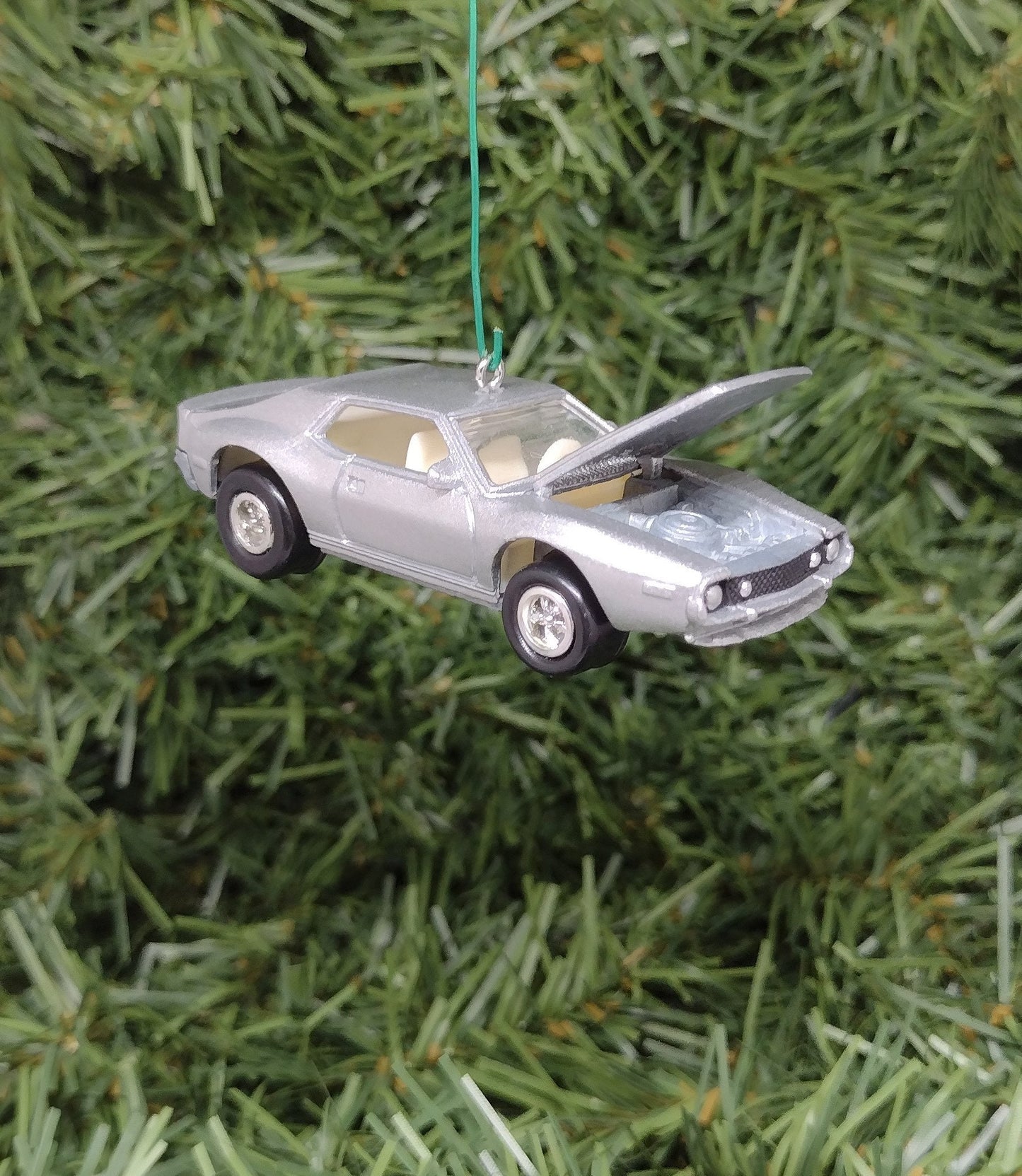 AMC Javelin Ornament 1972 Christmas Tree Decoration Fun Automotive Gift for Classic Car Enthusiast