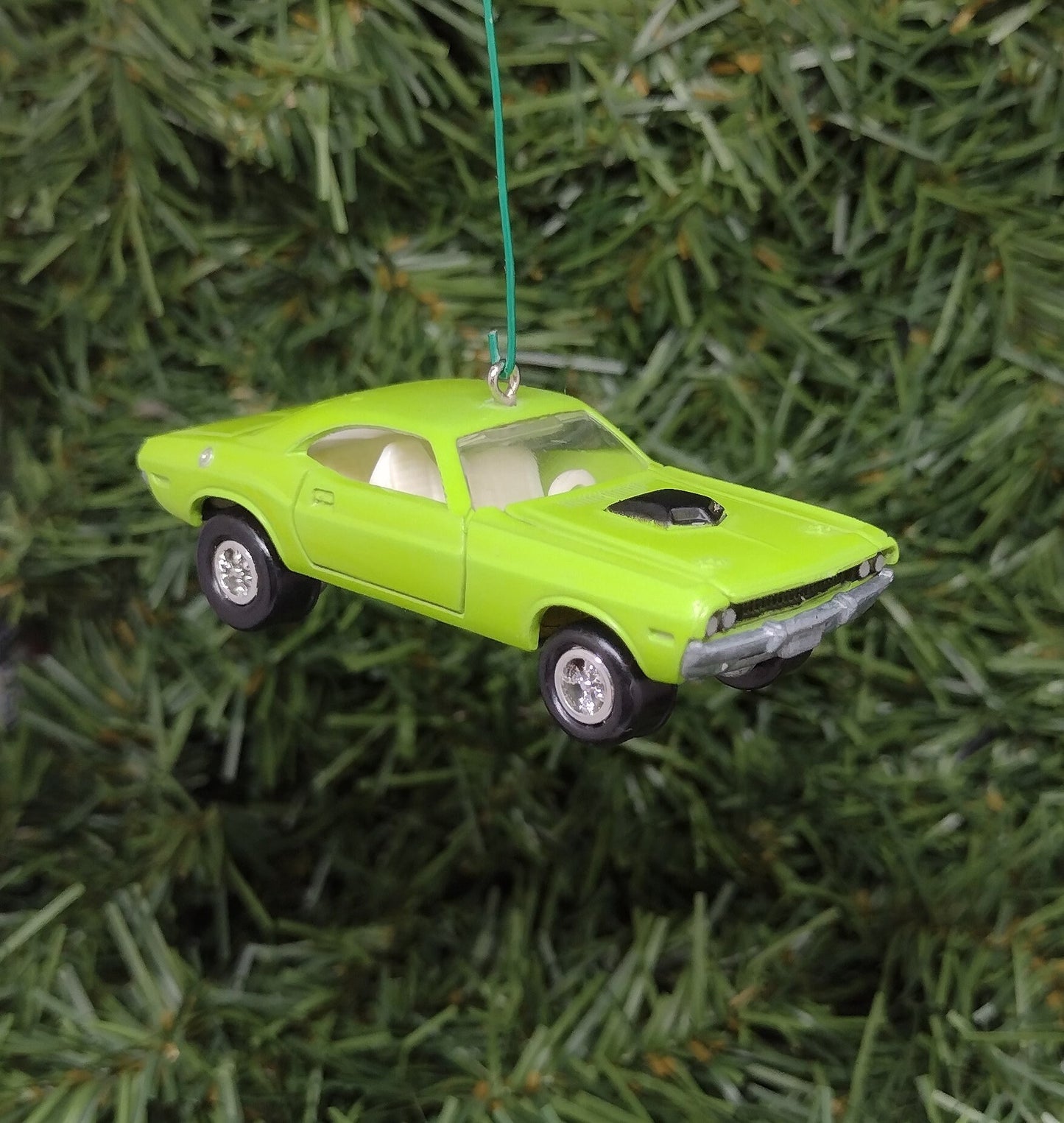 Dodge Challenger Ornament 1970 Mopar Christmas tree decoration fun automotive gift for car enthusiast or man cave tree