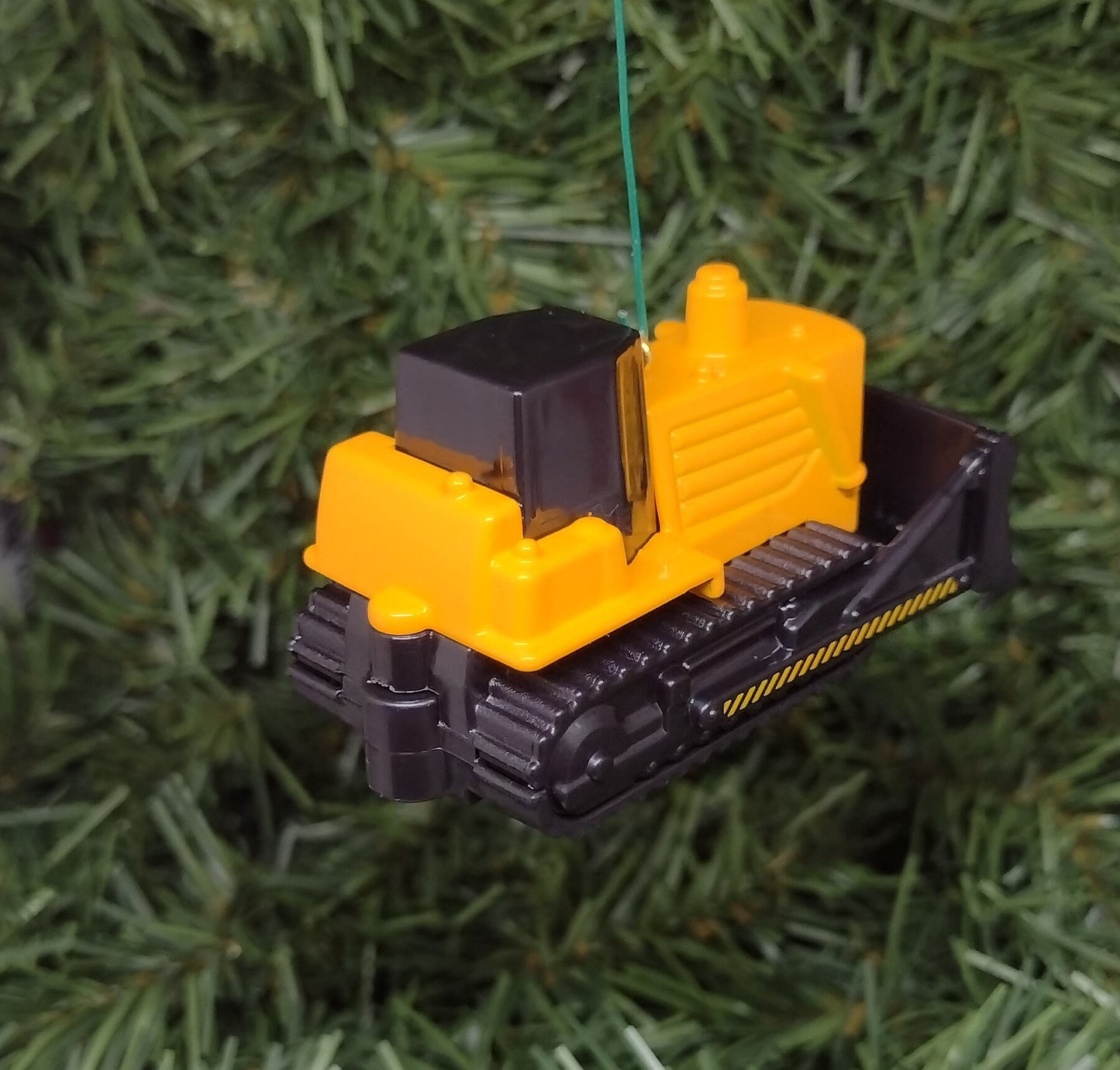 Bulldozer Construction Ornament Christmas Gift Unique Heavy Equipment Xmas Tree Decoration