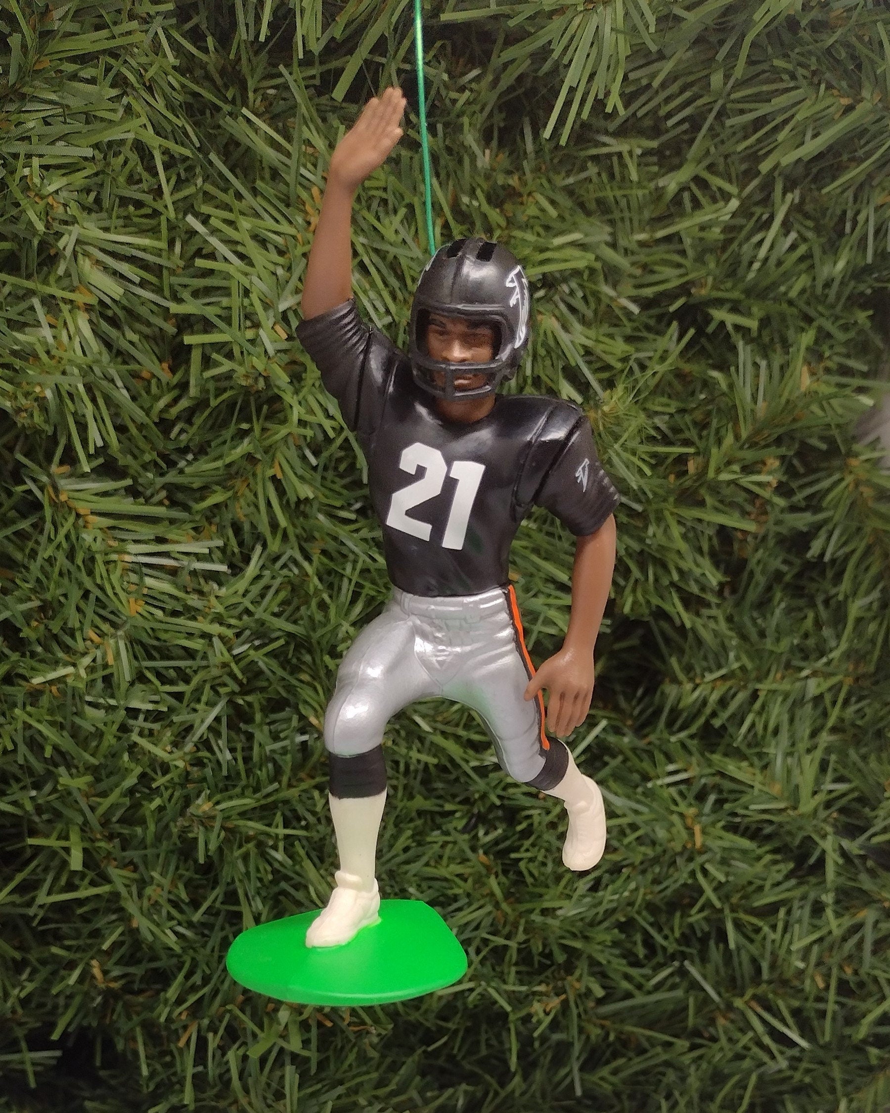 Deion Sanders ATLANTA FALCONS Ornament Christmas Tree Decoration NFL Football Unique Xmas Gift Idea