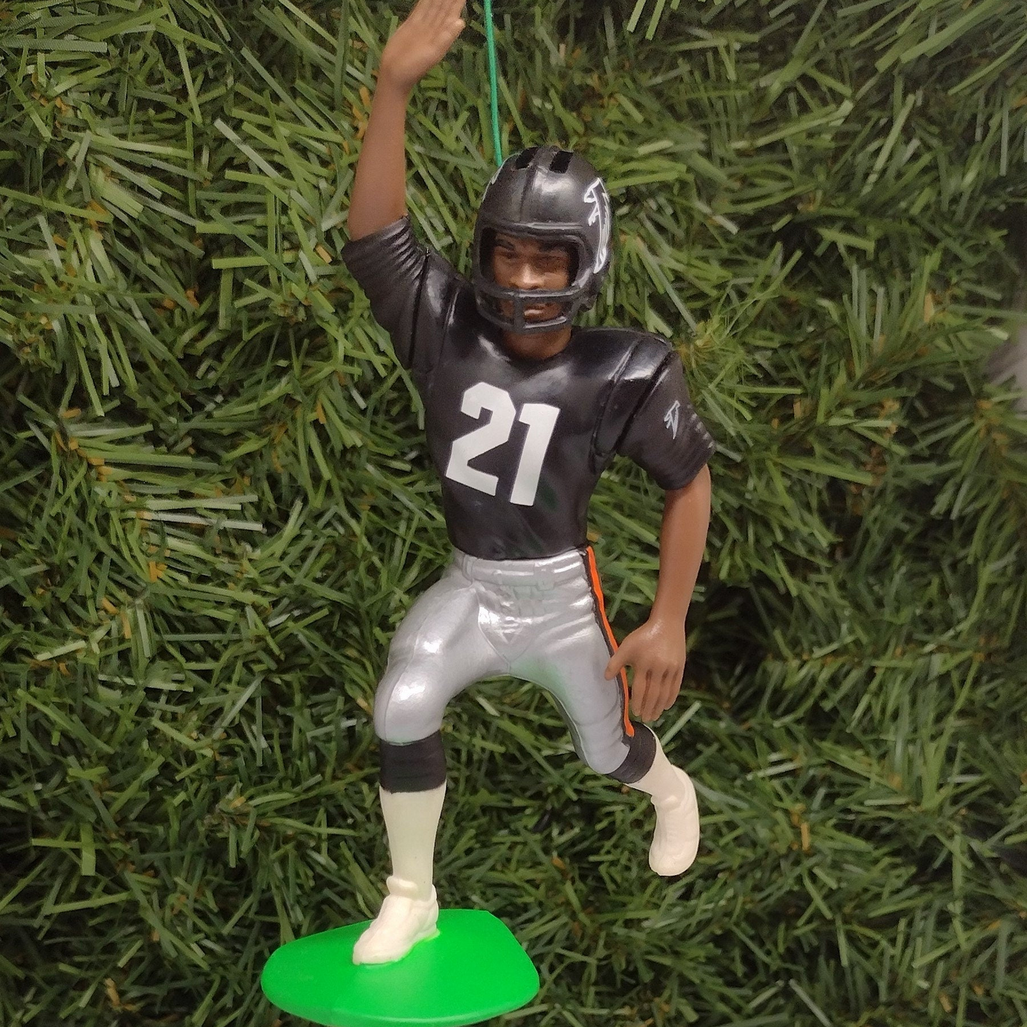 Deion Sanders ATLANTA FALCONS Ornament Christmas Tree Decoration NFL Football Unique Xmas Gift Idea