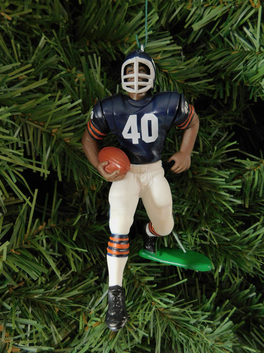 Gale Sayers CHICAGO BEARS Christmas Ornament Unique Gift Idea NFL football figure Xmas tree decoration