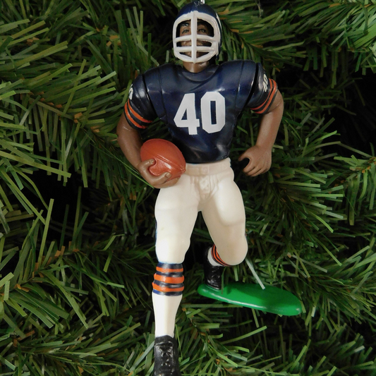 Gale Sayers CHICAGO BEARS Christmas Ornament Gift NFL Football Figure Xmas Decoration