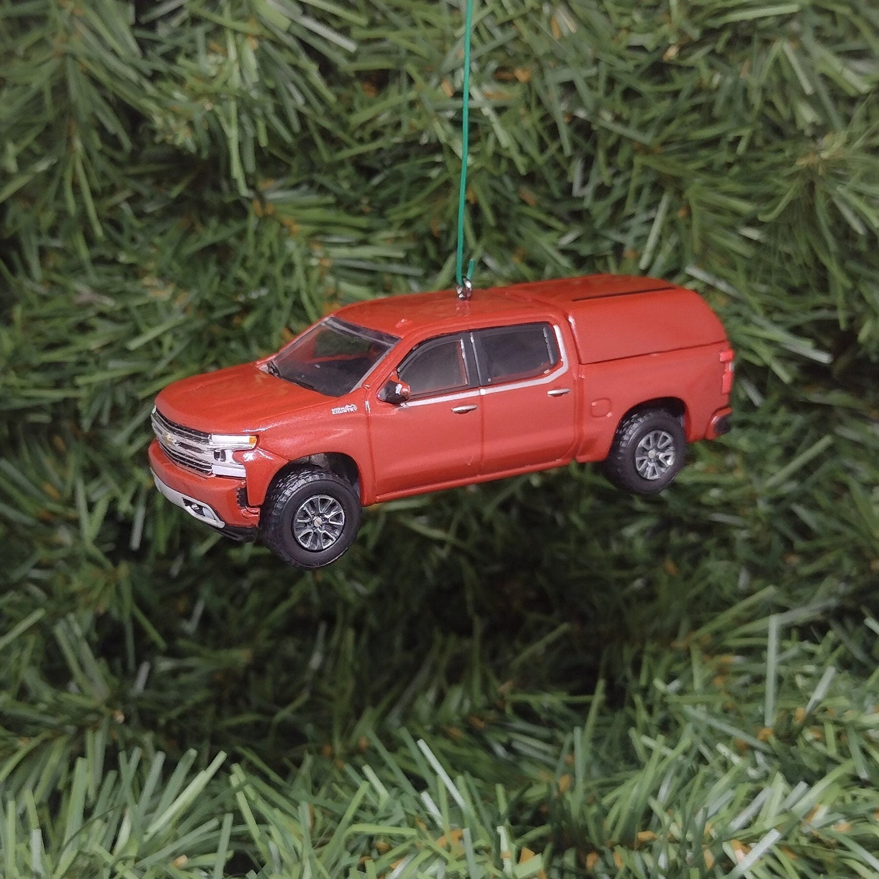 Chevy Silverado Ornament 2022-2024 Christmas tree decoration Chevrolet Pickup Truck 2023 Unique Xmas Tree Decoration G