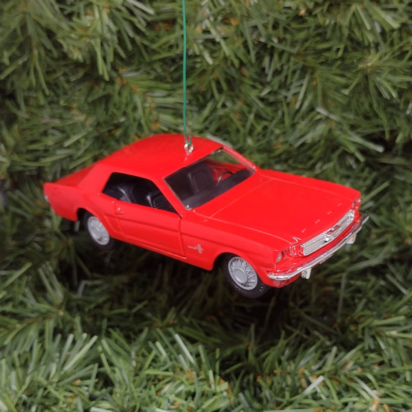 Ford Mustang Ornament 1965 coupe Christmas tree decoration fun automotive gift for car enthusiast or man cave tree 5 inch