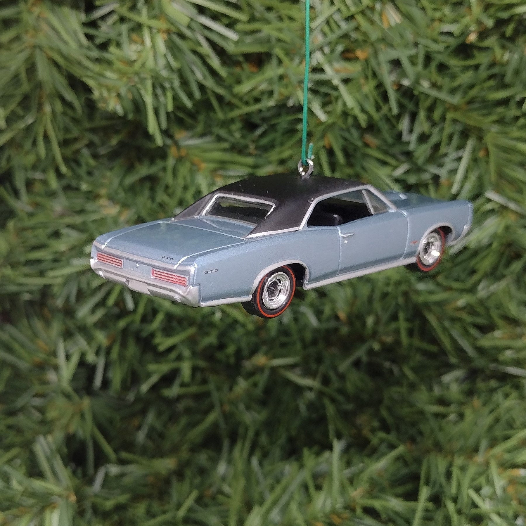 Pontiac GTO Ornament 1966 Christmas Tree Decoration fun gift idea for car enthusiast unique xmas present nicely detailed