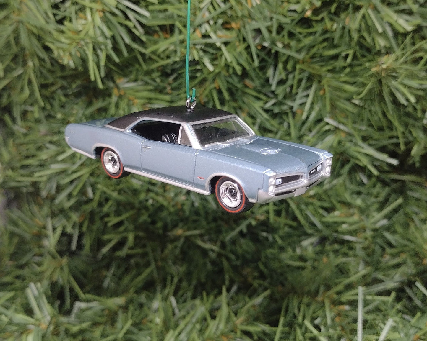 Pontiac GTO Ornament 1966 Christmas Tree Decoration fun gift idea for car enthusiast unique xmas present nicely detailed