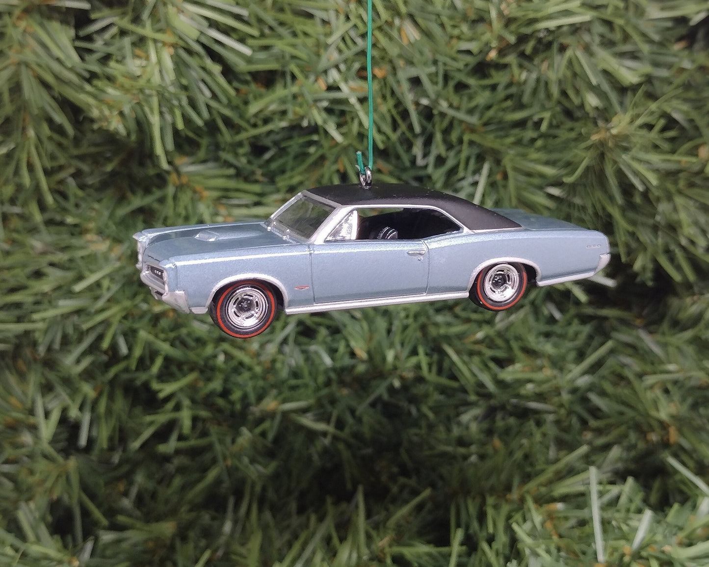 Pontiac GTO Ornament 1966 Christmas Tree Decoration fun gift idea for car enthusiast unique xmas present nicely detailed