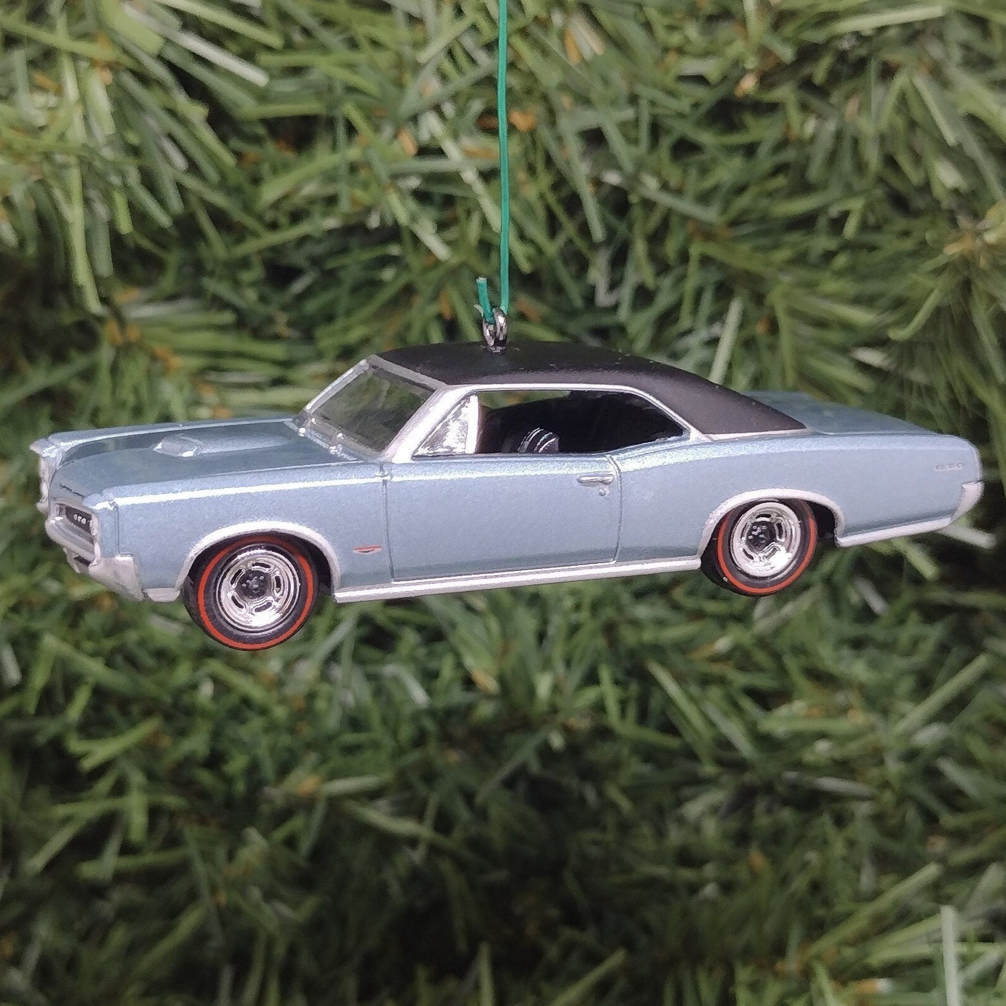 Pontiac GTO Ornament 1966 Christmas Tree Decoration fun gift idea for car enthusiast unique xmas present nicely detailed