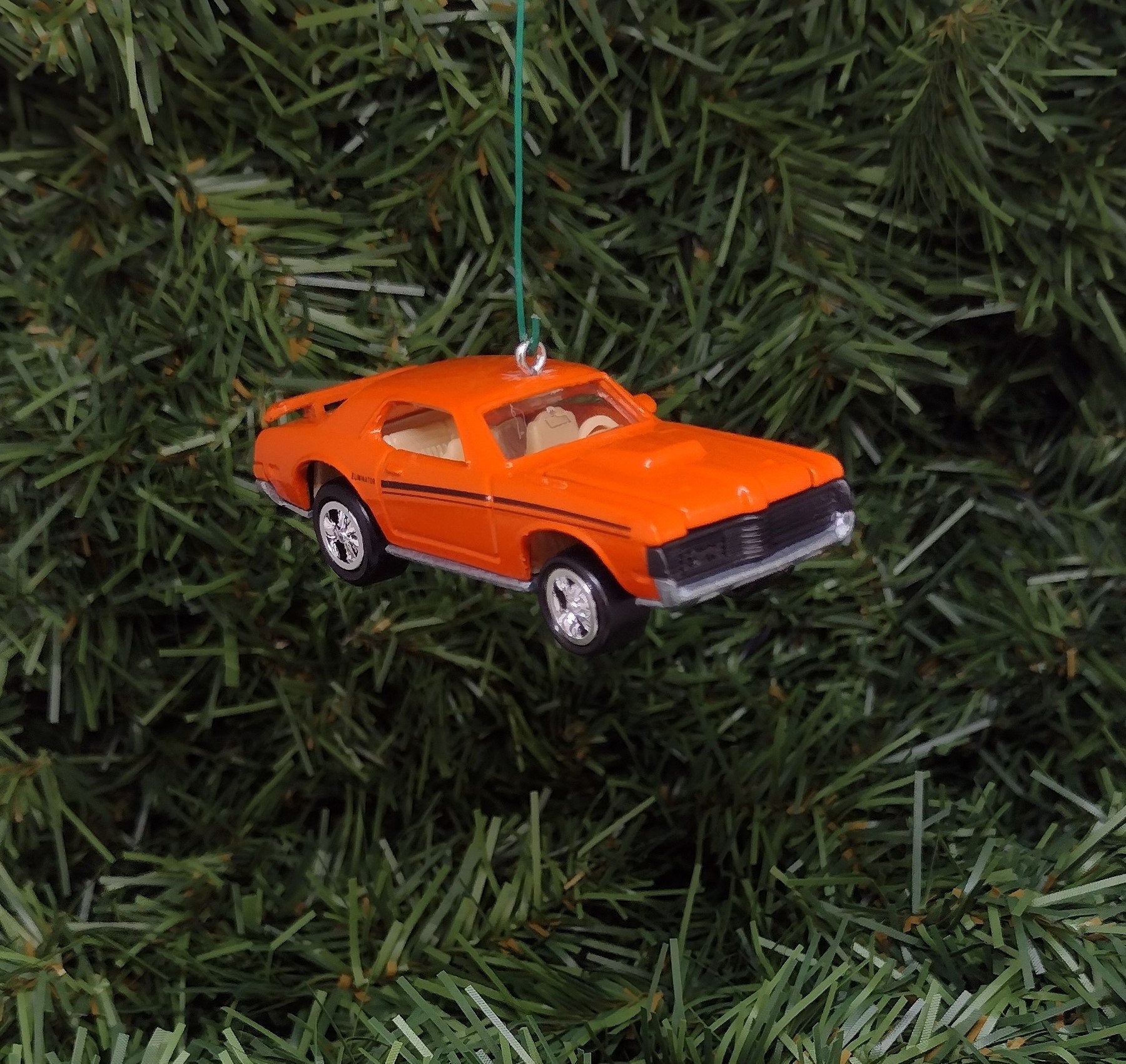 Mercury Cougar Ornament 1969 Eliminator Christmas tree decoration fun automotive gift for car enthusiast or man cave tree