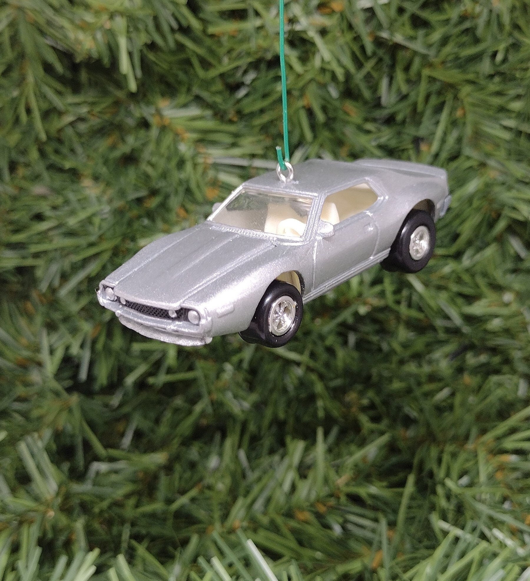 AMC Javelin Ornament 1972 Christmas Tree Decoration Fun Automotive Gift for Classic Car Enthusiast