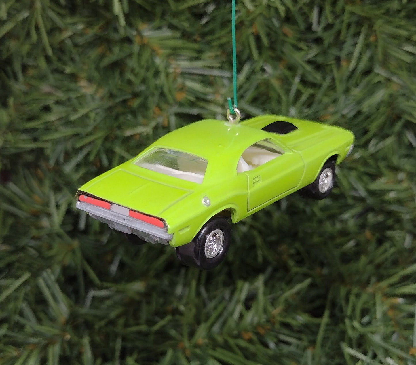 Dodge Challenger Ornament 1970 Mopar Christmas tree decoration fun automotive gift for car enthusiast or man cave tree