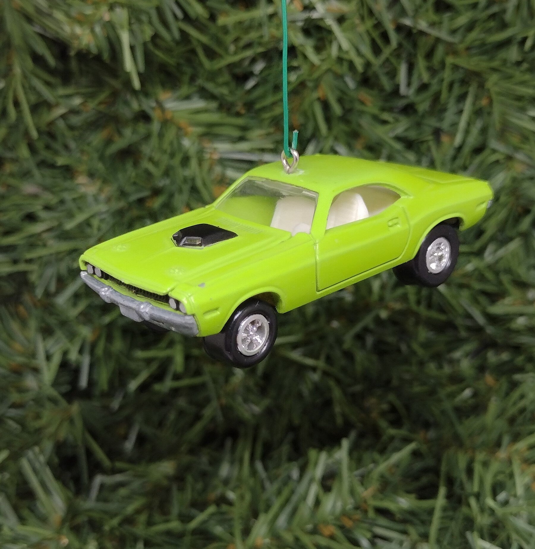 Dodge Challenger Ornament 1970 Mopar Christmas tree decoration fun automotive gift for car enthusiast or man cave tree