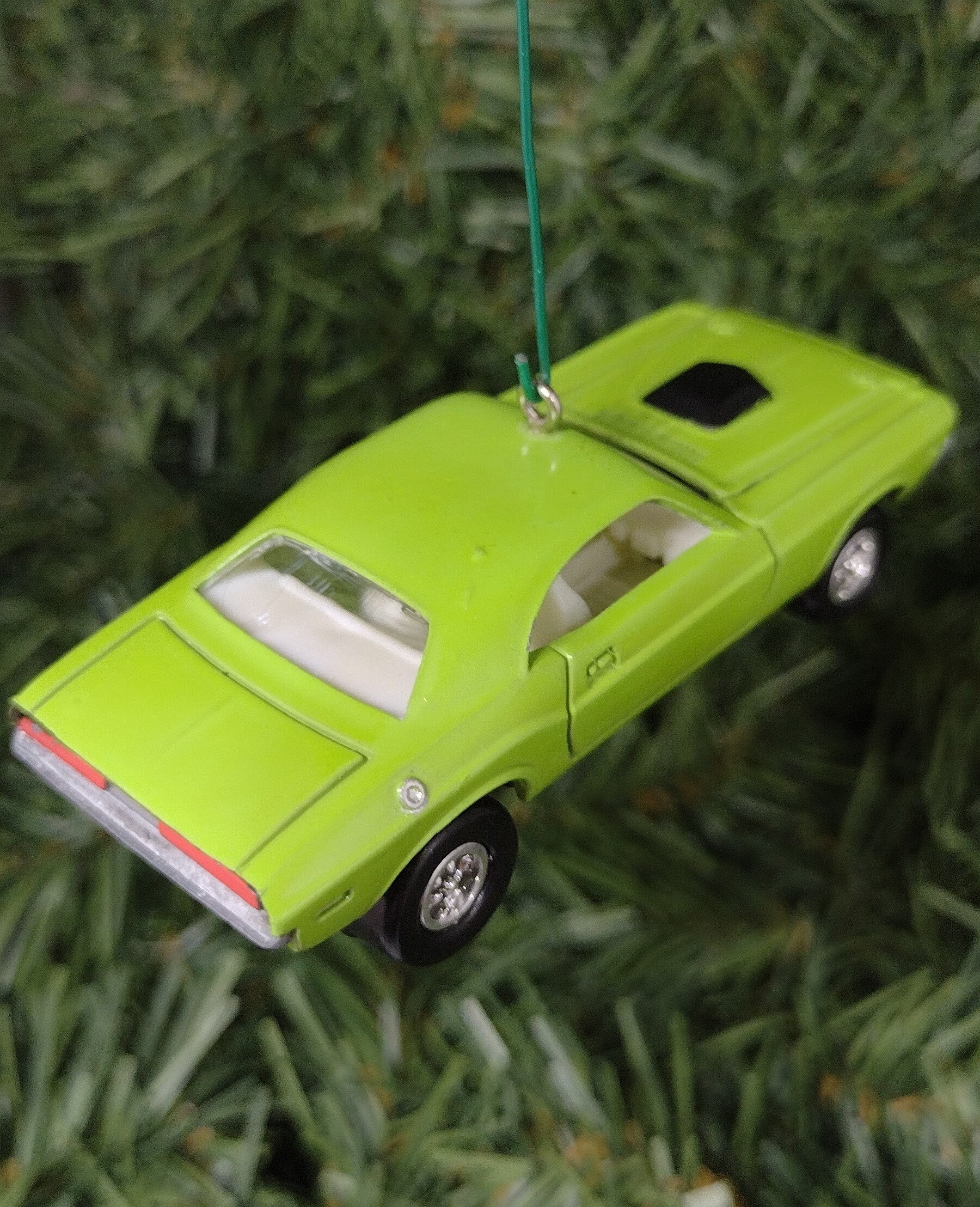 Dodge Challenger Ornament 1970 Mopar Christmas tree decoration fun automotive gift for car enthusiast or man cave tree