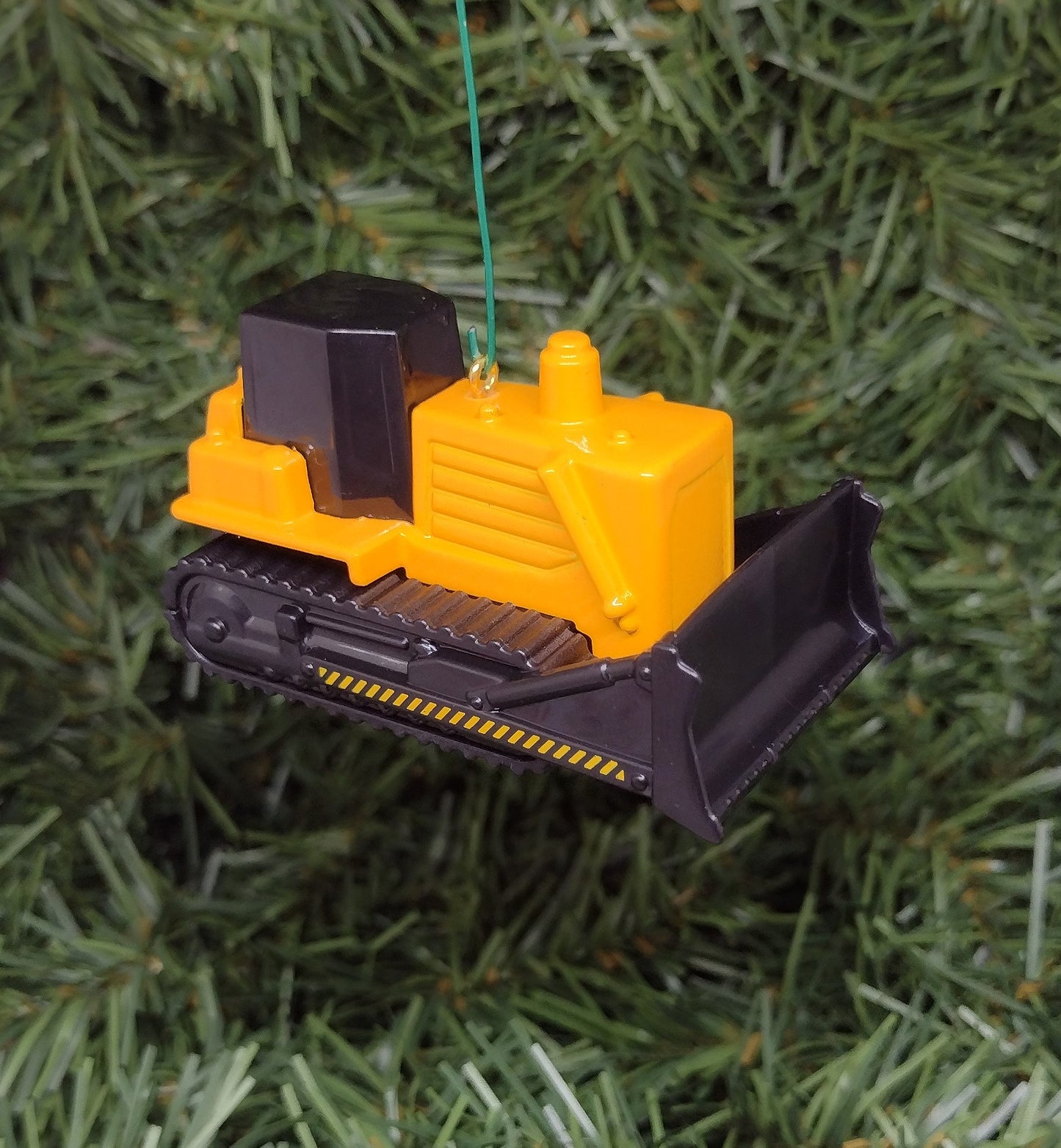 Bulldozer Construction Ornament Christmas Gift Unique Heavy Equipment Xmas Tree Decoration