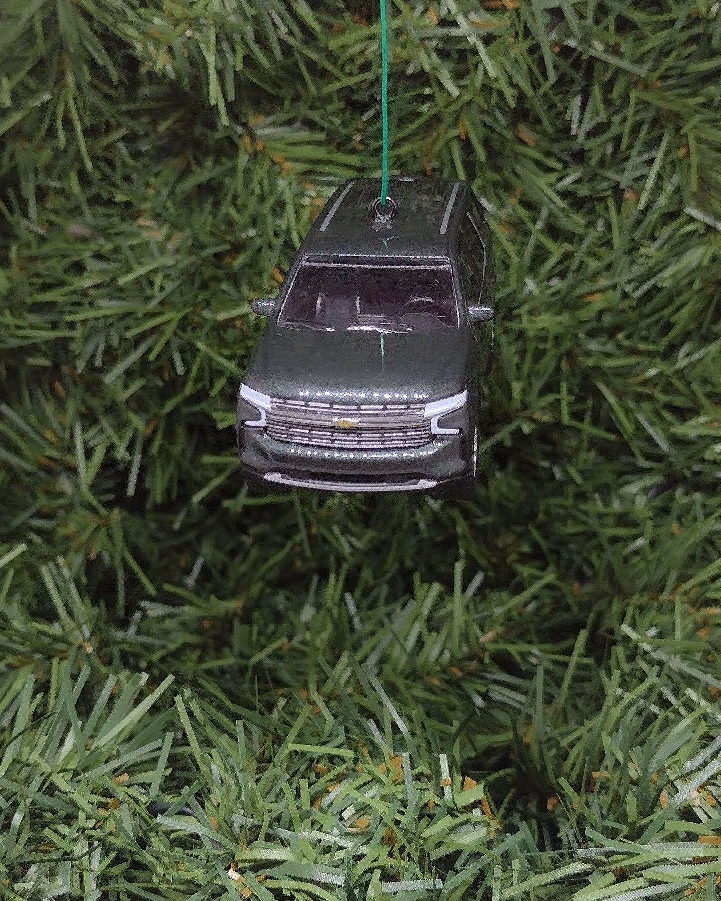 Chevy Tahoe Ornament Christmas Gift Idea for Car Enthusiast Chevrolet Unique Xmas Tree Decoration Great Detail