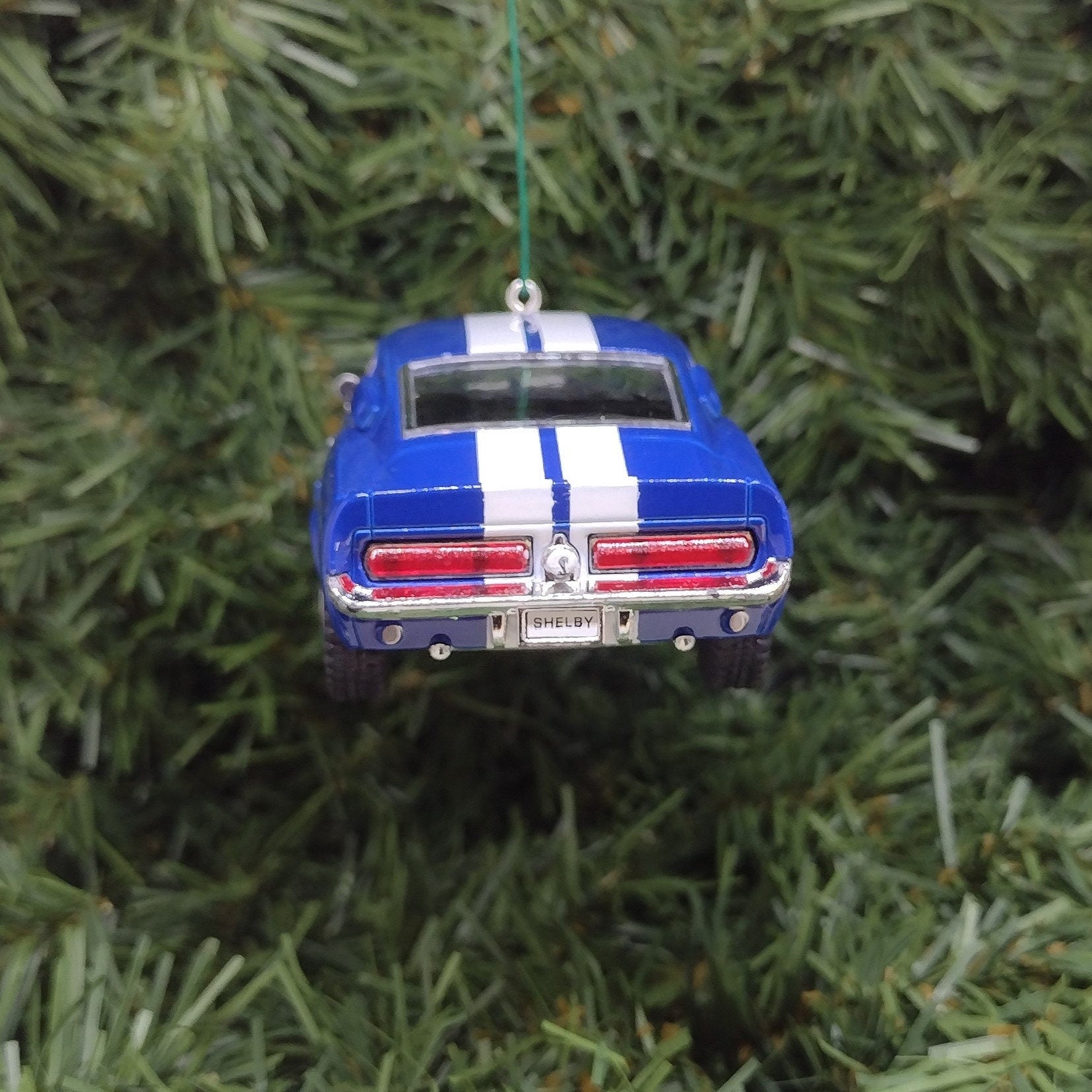 Ford Mustang Ornament Christmas Gift Idea 1967 Shelby GT 500 Fun Automotive Xmas tree Decoration 5 inches long