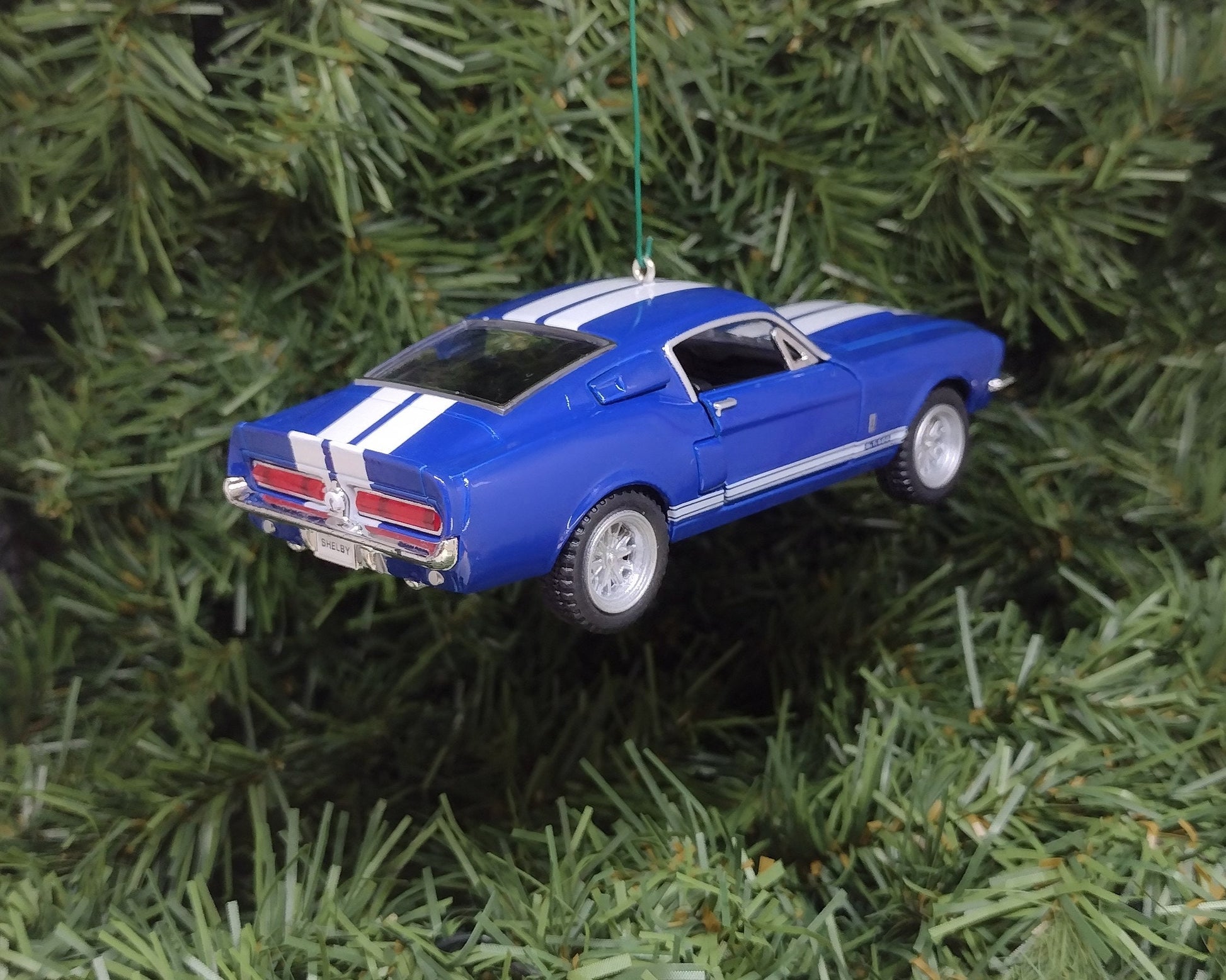 Ford Mustang Ornament Christmas Gift Idea 1967 Shelby GT 500 Fun Automotive Xmas tree Decoration 5 inches long