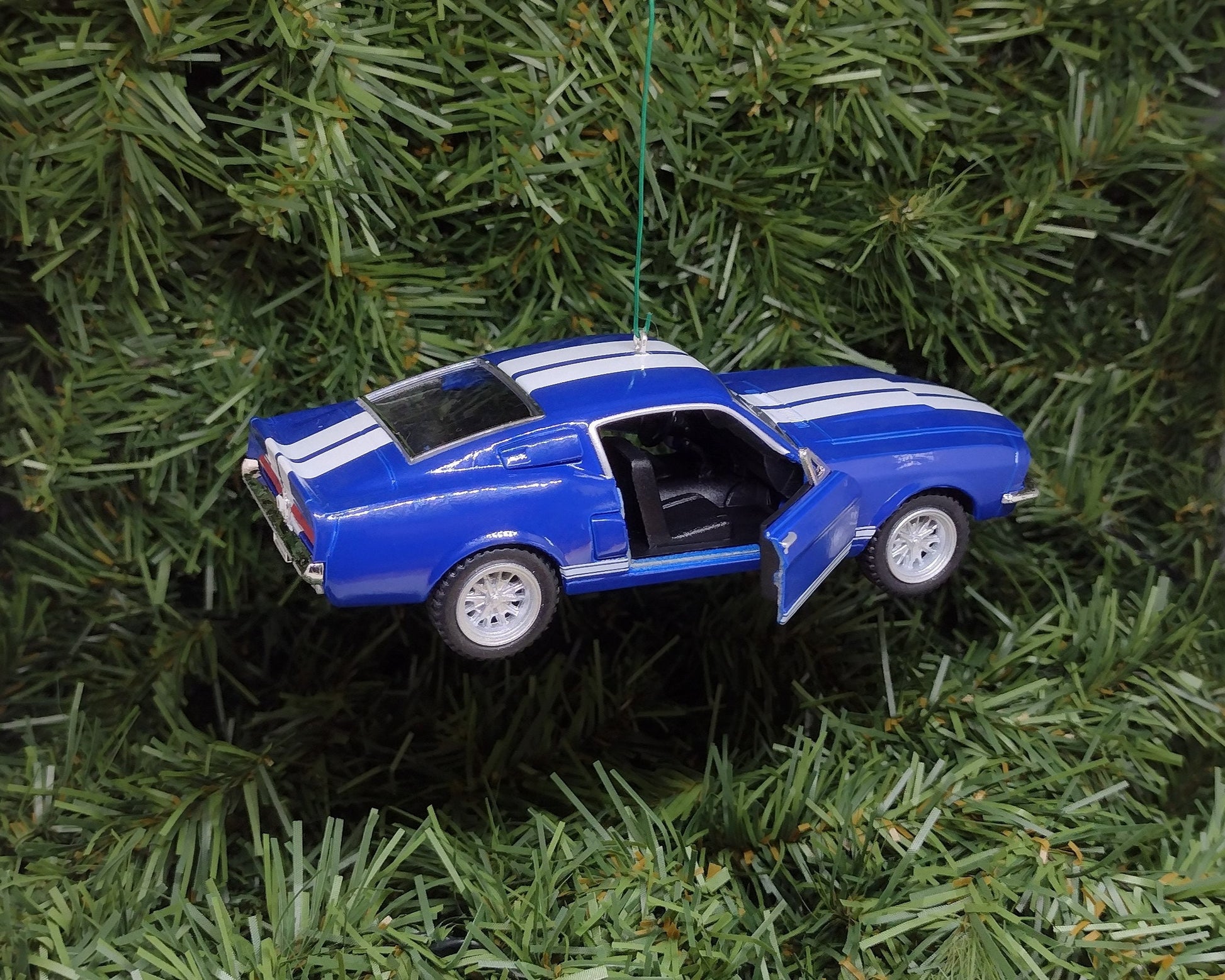 Ford Mustang Ornament Christmas Gift Idea 1967 Shelby GT 500 Fun Automotive Xmas tree Decoration 5 inches long