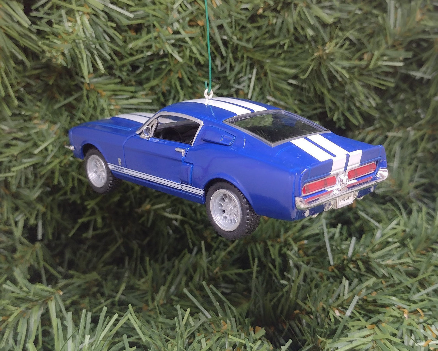 Ford Mustang Ornament Christmas Gift Idea 1967 Shelby GT 500 Fun Automotive Xmas tree Decoration 5 inches long