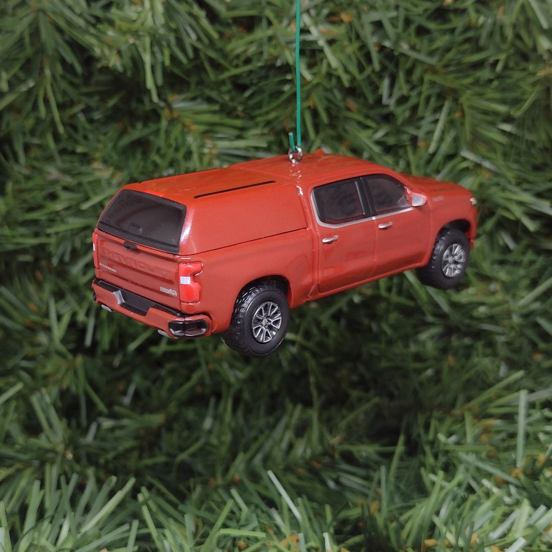 Chevy Silverado Ornament 2022-2024 Christmas tree decoration Chevrolet Pickup Truck 2023 Unique Xmas Tree Decoration G