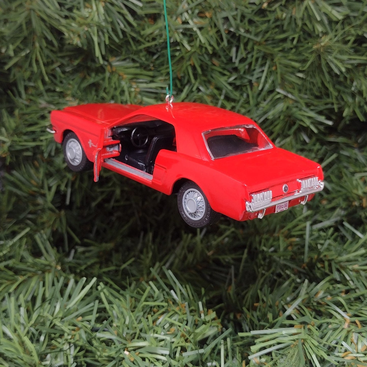 Ford Mustang Ornament 1965 coupe Christmas tree decoration fun automotive gift for car enthusiast or man cave tree 5 inch