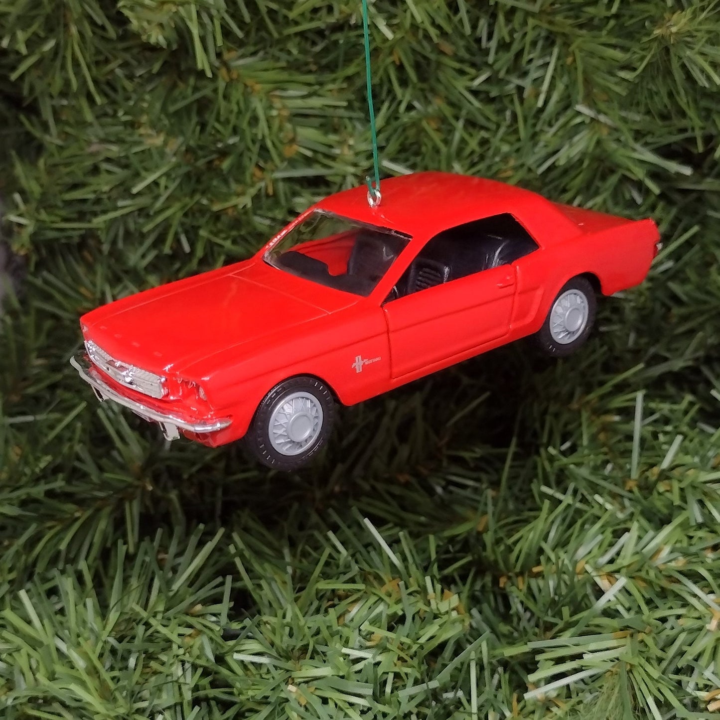 Ford Mustang Ornament 1965 coupe Christmas tree decoration fun automotive gift for car enthusiast or man cave tree 5 inch