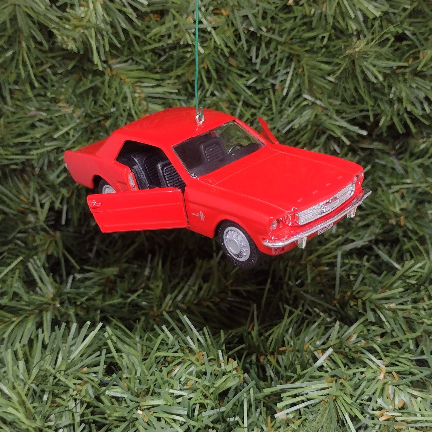 Ford Mustang Ornament 1965 coupe Christmas tree decoration fun automotive gift for car enthusiast or man cave tree 5 inch