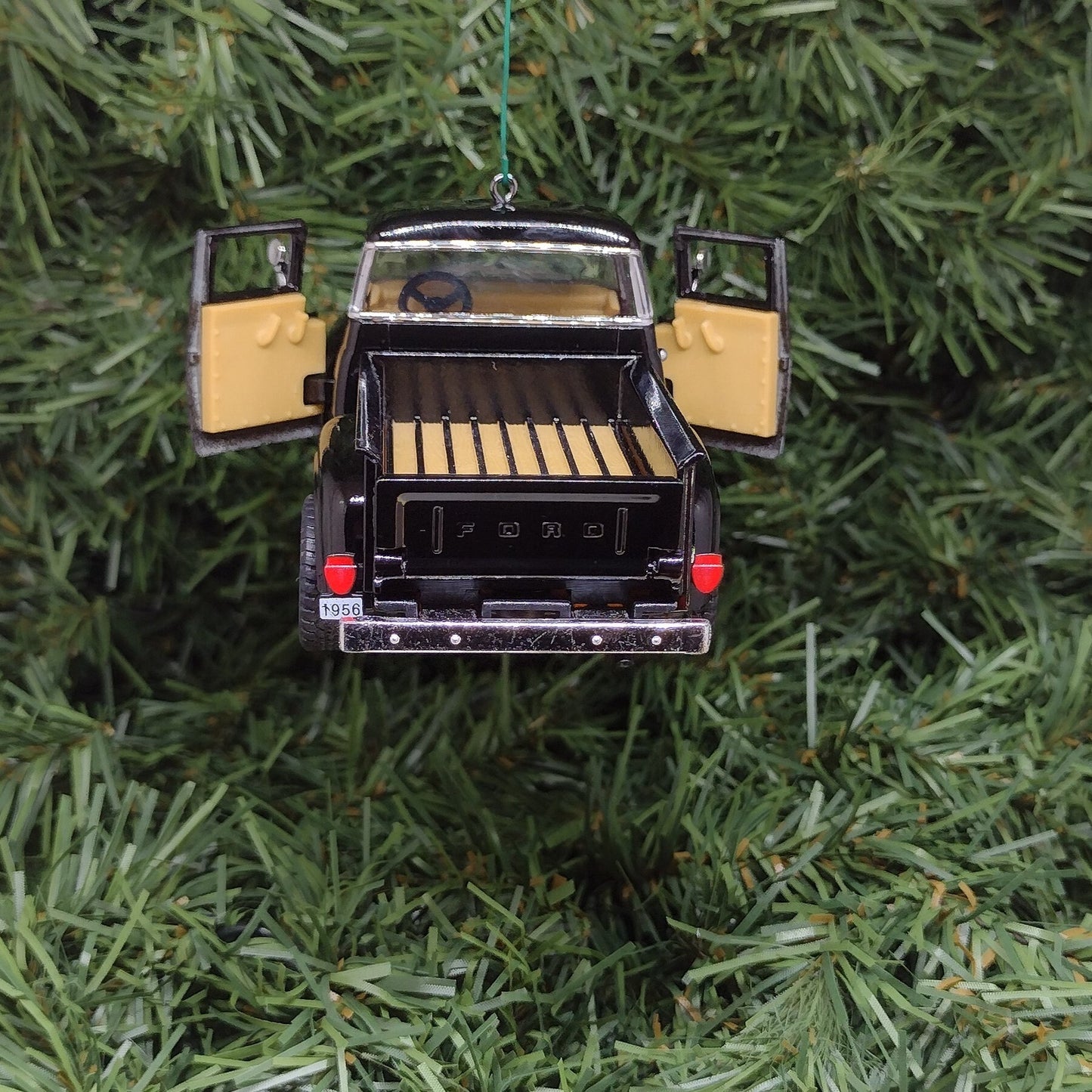 Ford F-100 Truck Ornament 1956 Christmas Tree Decoration Fun Automotive Xmas Gift Idea 5 inches long 1953 1954 1955 F100 pickup truck