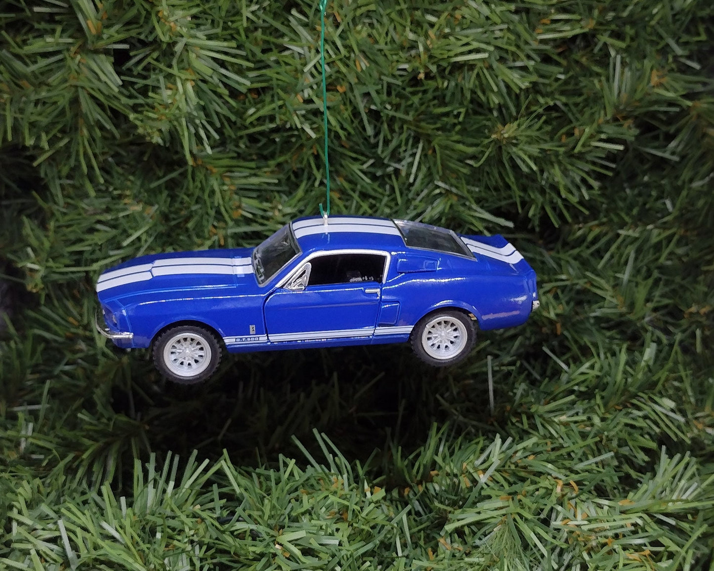 Ford Mustang Ornament Christmas Gift Idea 1967 Shelby GT 500 Fun Automotive Xmas tree Decoration 5 inches long