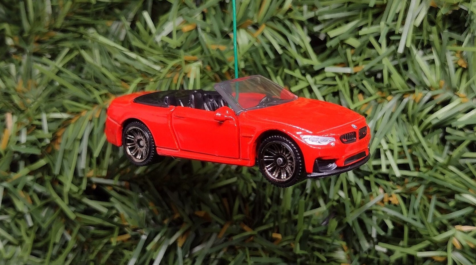 BMW M4 Ornament Christmas Tree Decoration Cabriolet Convertible Doors Open Unique Car Xmas Gift