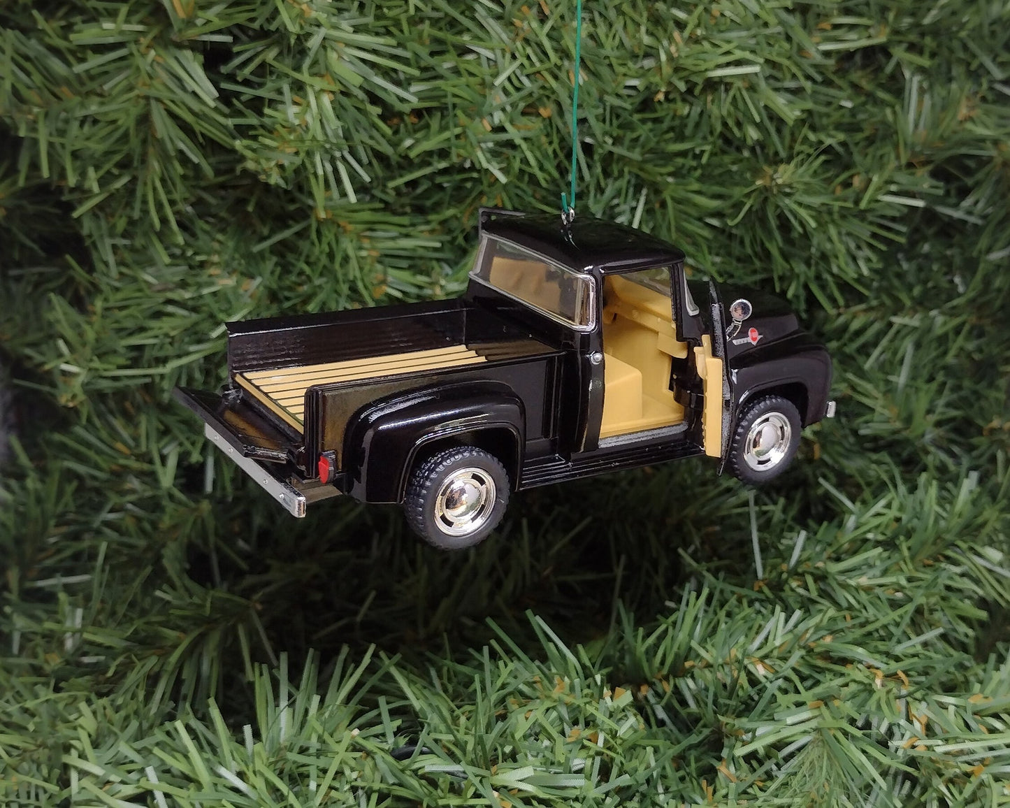 Ford F-100 Truck Ornament 1956 Christmas Tree Decoration Fun Automotive Xmas Gift Idea 5 inches long 1953 1954 1955 F100 pickup truck