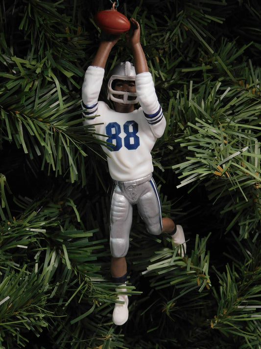 Michael Irvin Dallas Cowboys Christmas Ornament NFL Football Figure Unique Gift Idea Xmas Tree Decoration