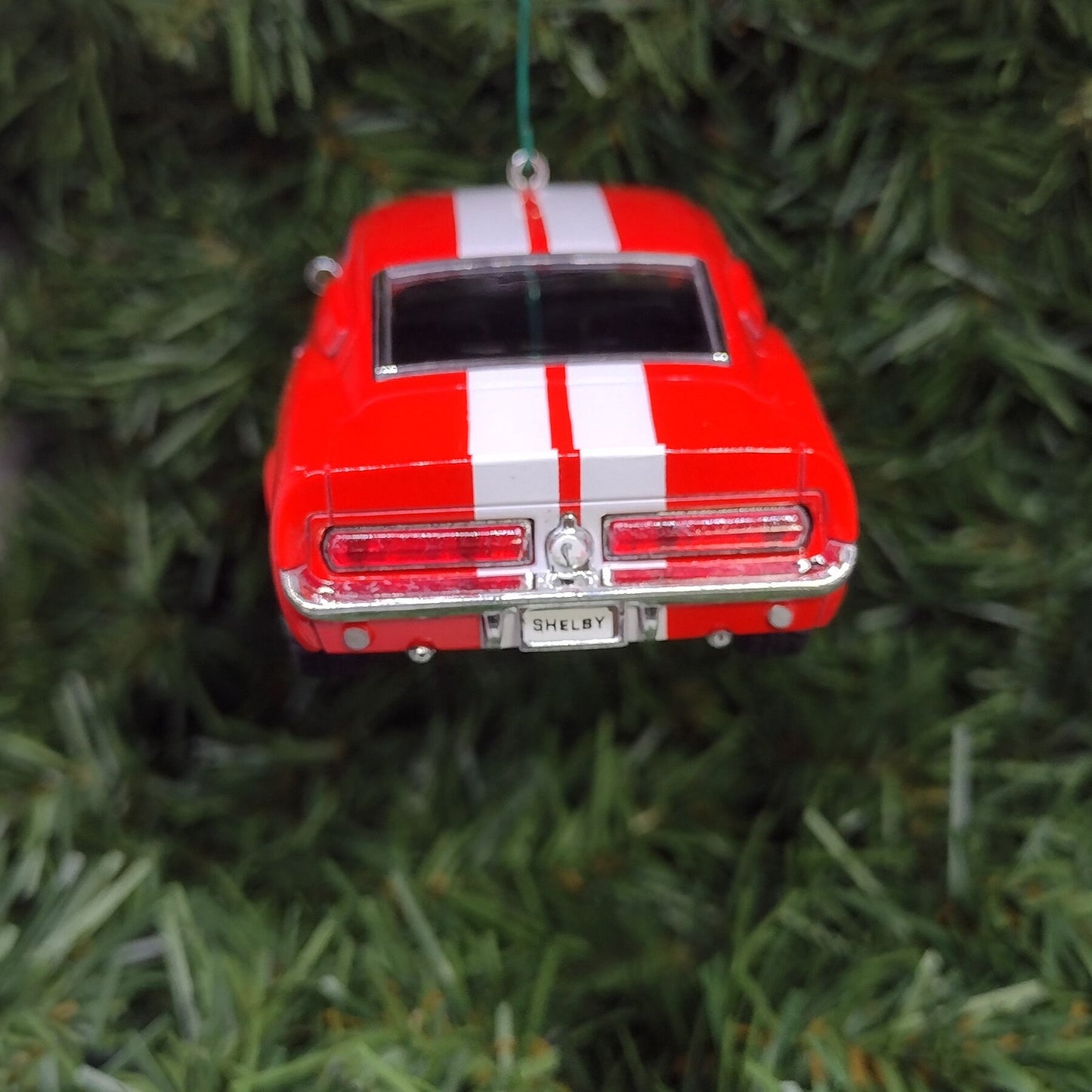 Ford Mustang Ornament Christmas Gift Idea 1967 Shelby GT 500 Fun Automotive Xmas tree Decoration 5 inches long