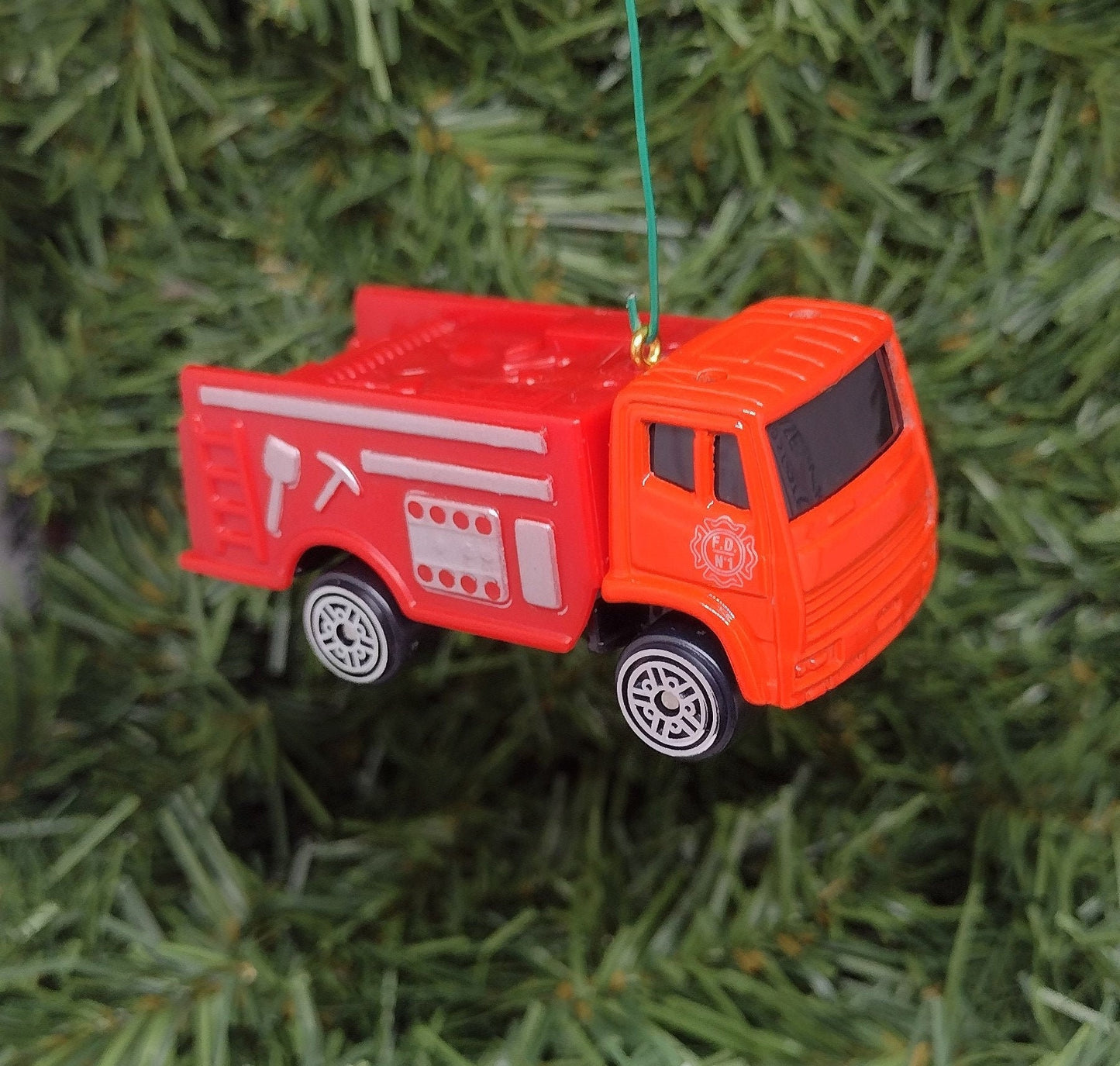 Fire-Rescue Truck Ornament Christmas tree decoration fun automotive gift for car enthusiast or man cave tree First Responder