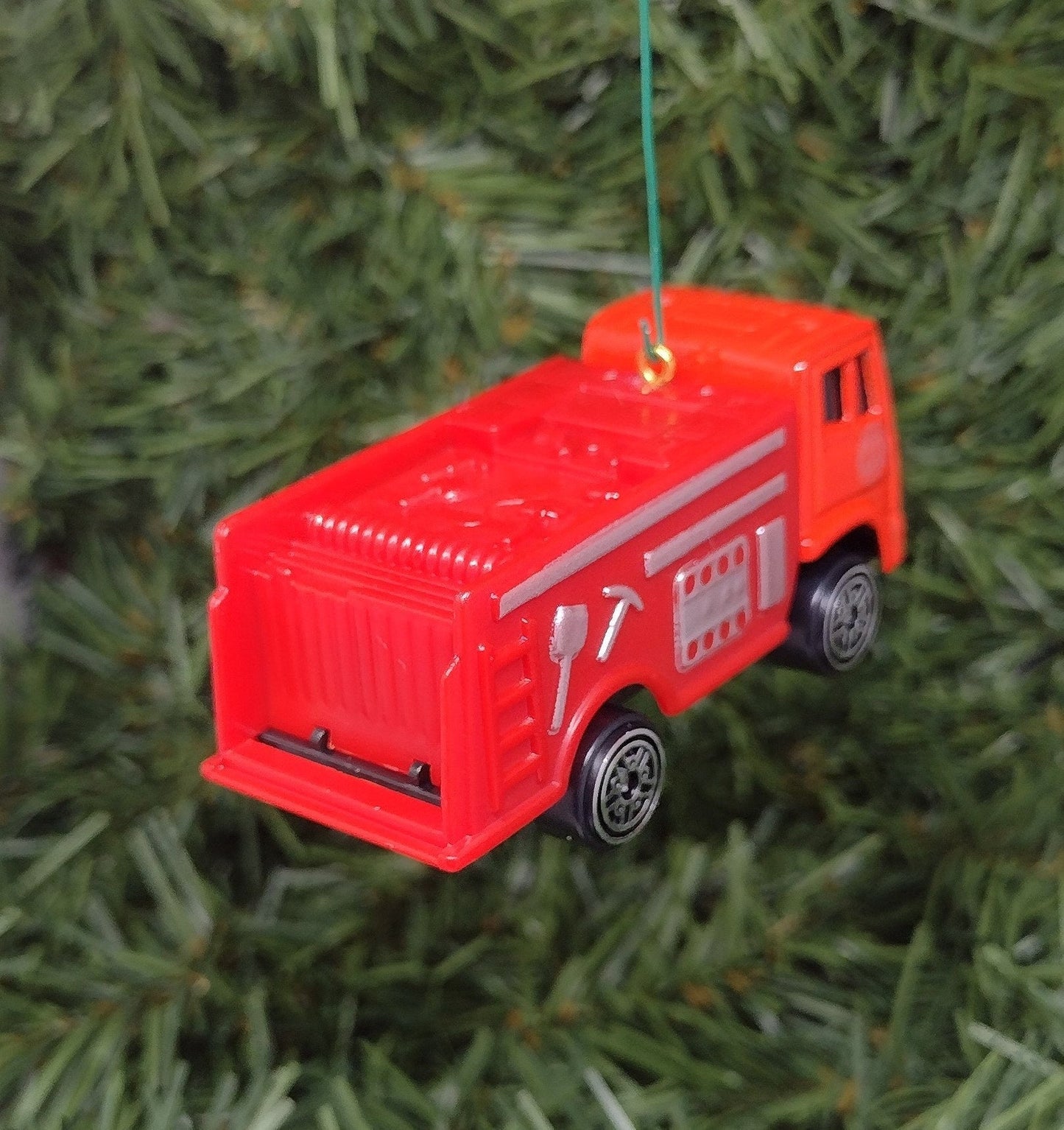 Fire-Rescue Truck Ornament Christmas tree decoration fun automotive gift for car enthusiast or man cave tree First Responder