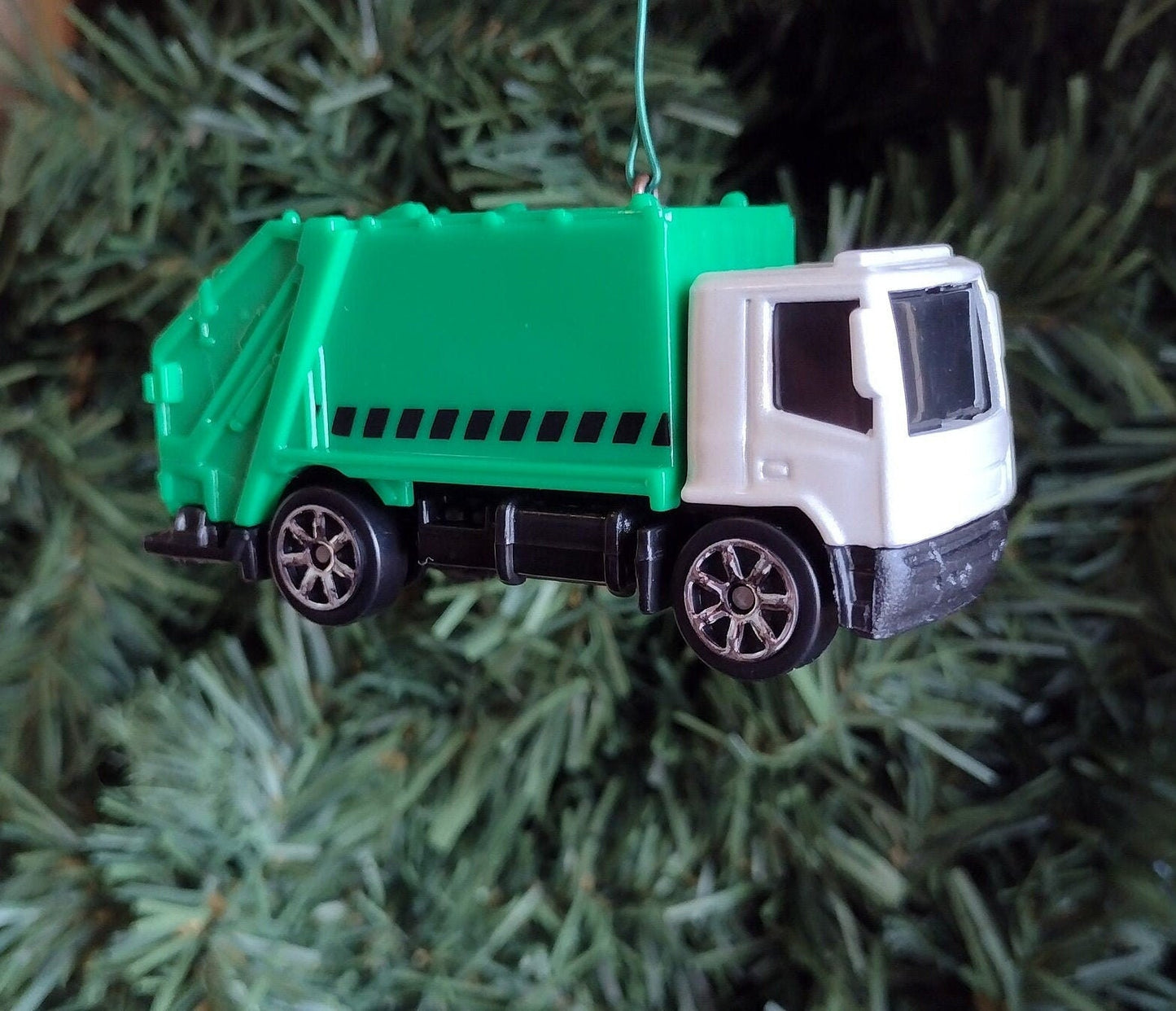 Sanitation Truck Christmas tree ornament fun automotive gift for car enthusiast /man cave tree unique xmas idea garbage truck