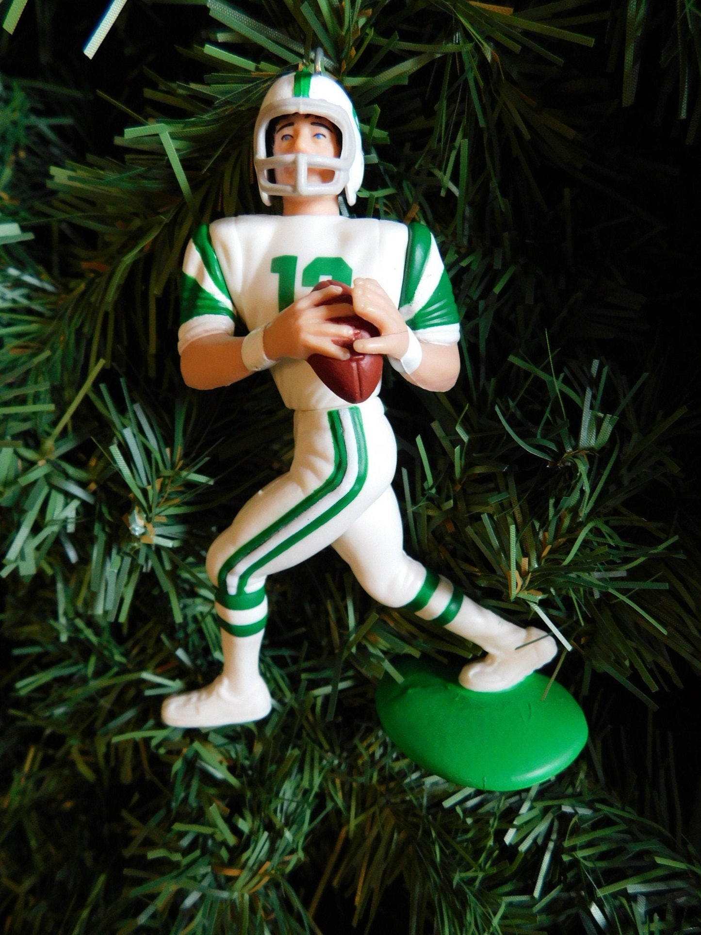 NEW YORK JETS Christmas ornament Joe Namath/Don Maynard/Freeman McNeil/Mickey Shuler/Al Toon nfl football xmas figure unique gift