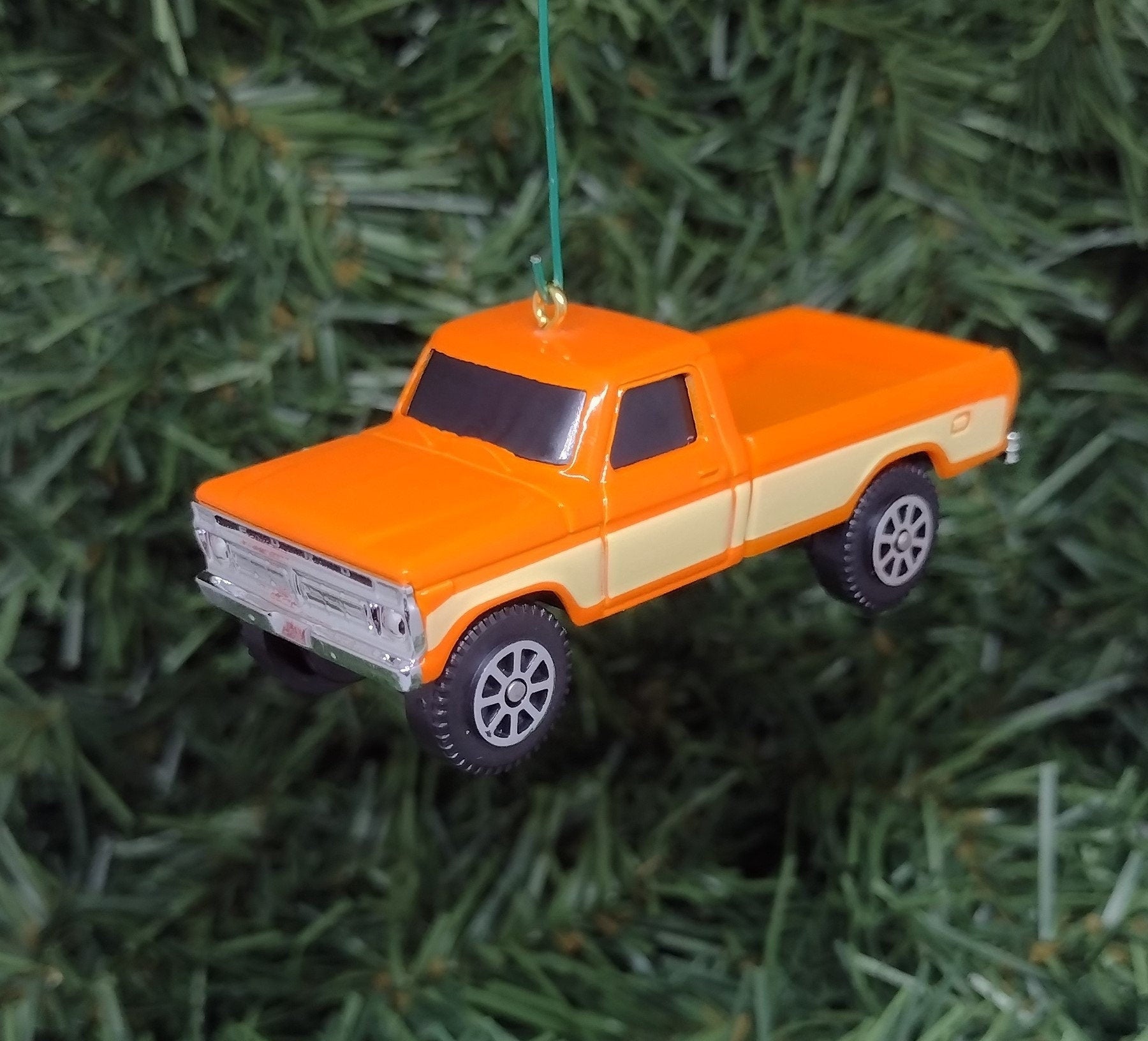 Ford F150 Ornament 1977 F-150 Pickup Truck Christmas tree decoration fun automotive gift for car enthusiast or man cave tree 3 inch