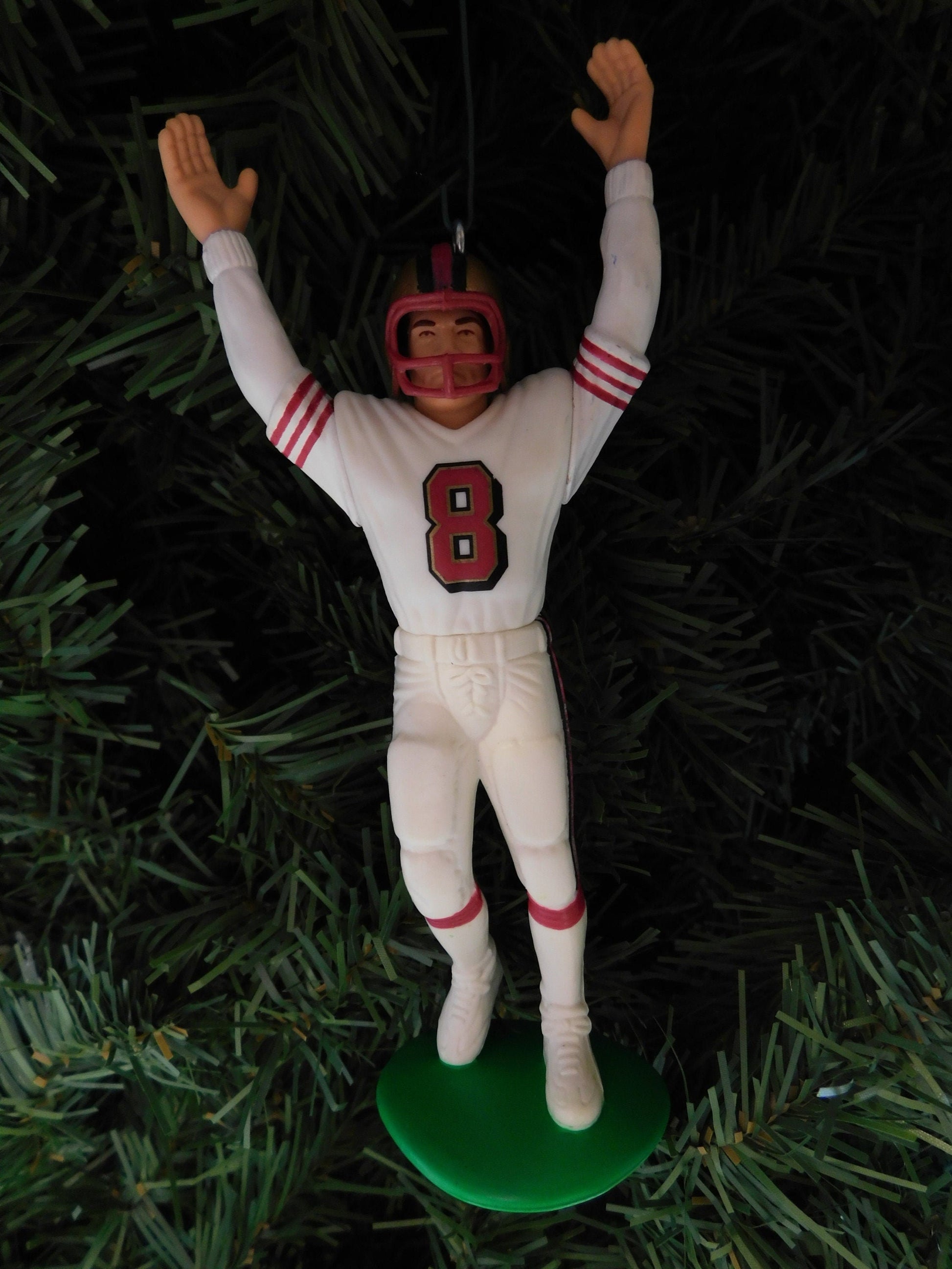 Steve Young SAN FRANCISCO 49ERS Christmas tree ornament xmas NFL football figure unique gift