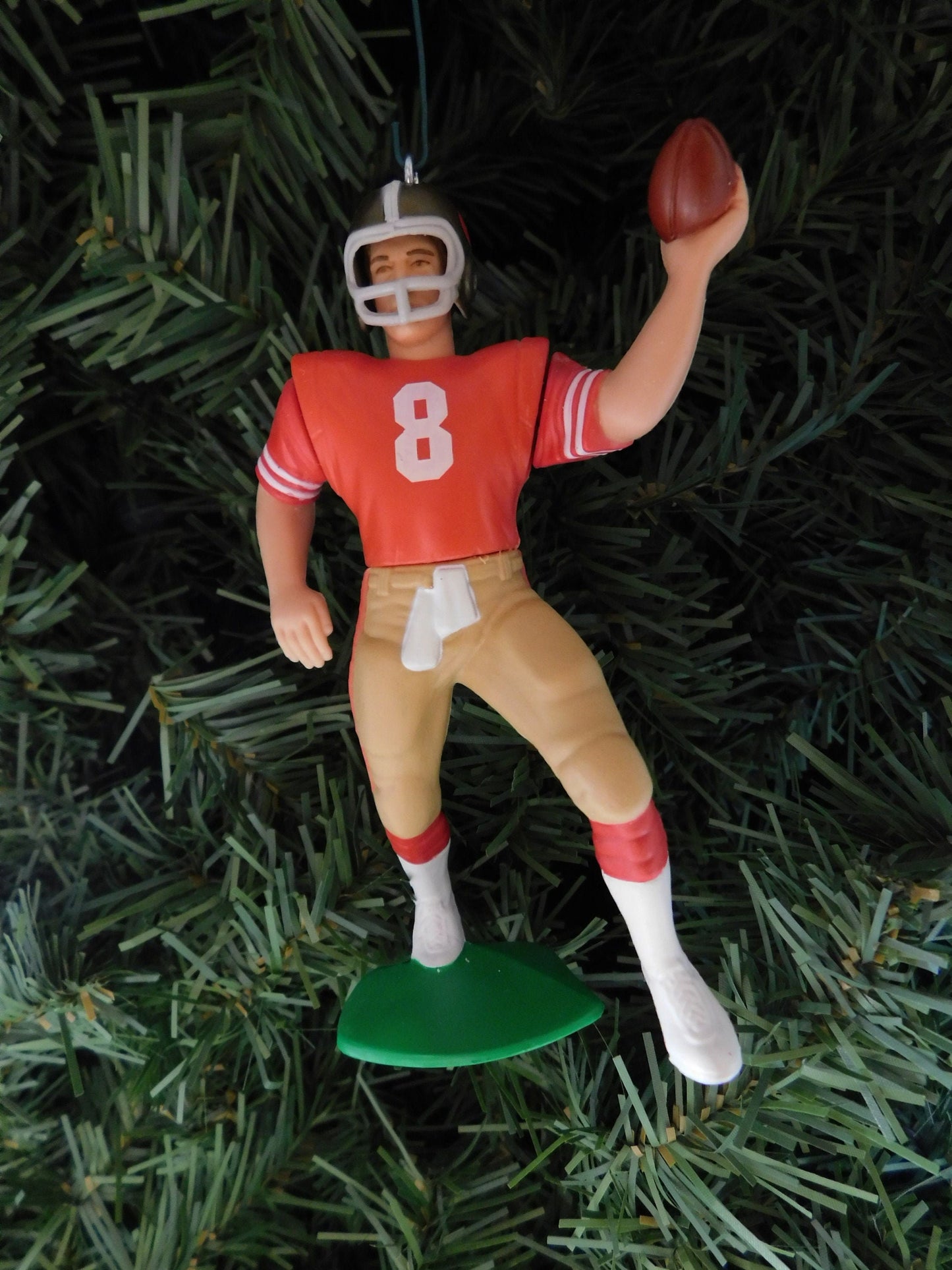 Steve Young SAN FRANCISCO 49ERS Christmas tree ornament xmas NFL football figure unique gift