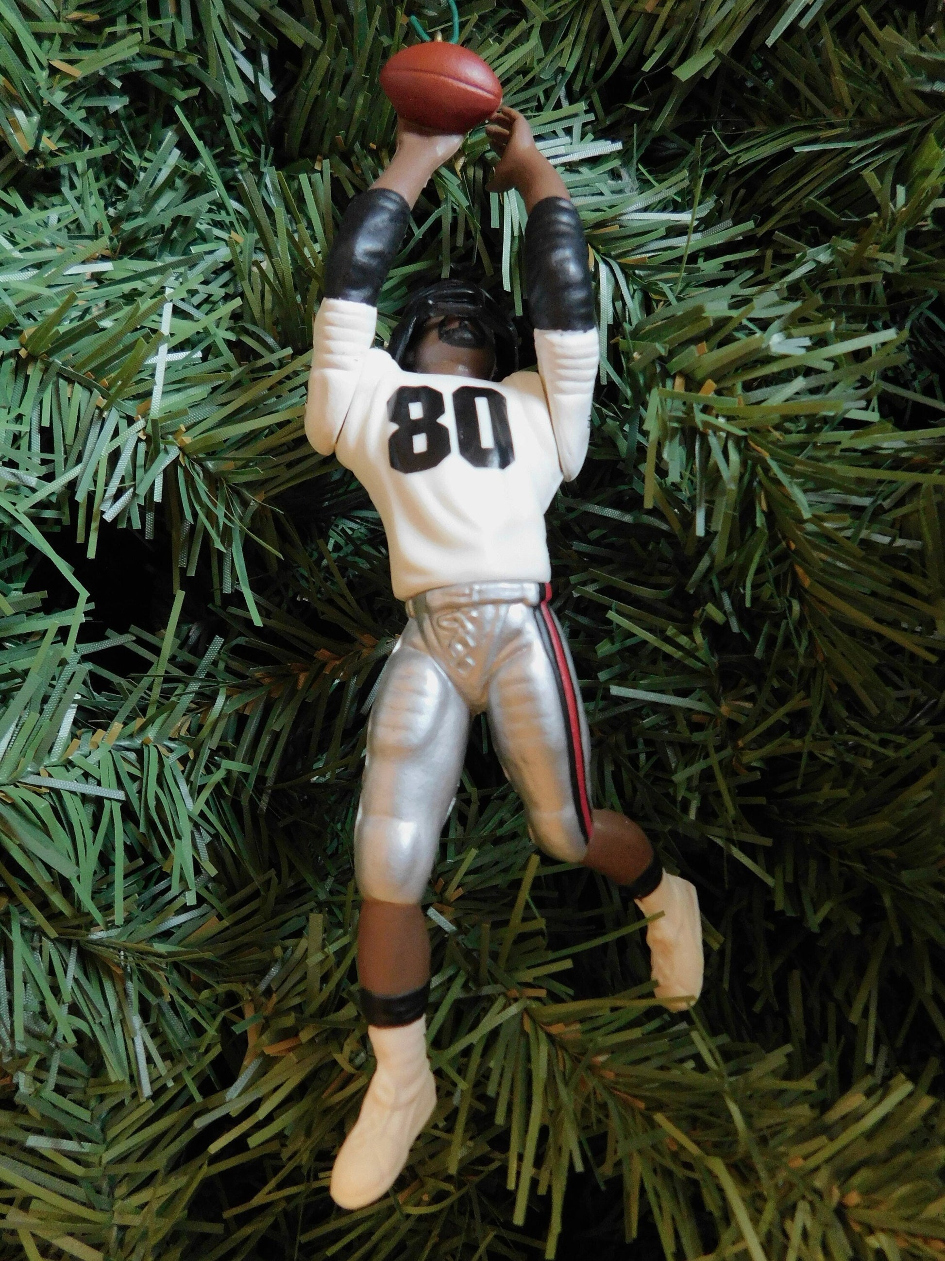 ATLANTA FALCONS Christmas tree ornaments Deion Sanders/Jamal Anderson/Andre Rison/Chris Chandler/Chris Miller xmas NFL football unique gift