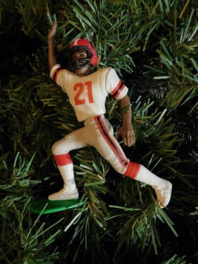 ATLANTA FALCONS Christmas tree ornaments Deion Sanders/Jamal Anderson/Andre Rison/Chris Chandler/Chris Miller xmas NFL football unique gift